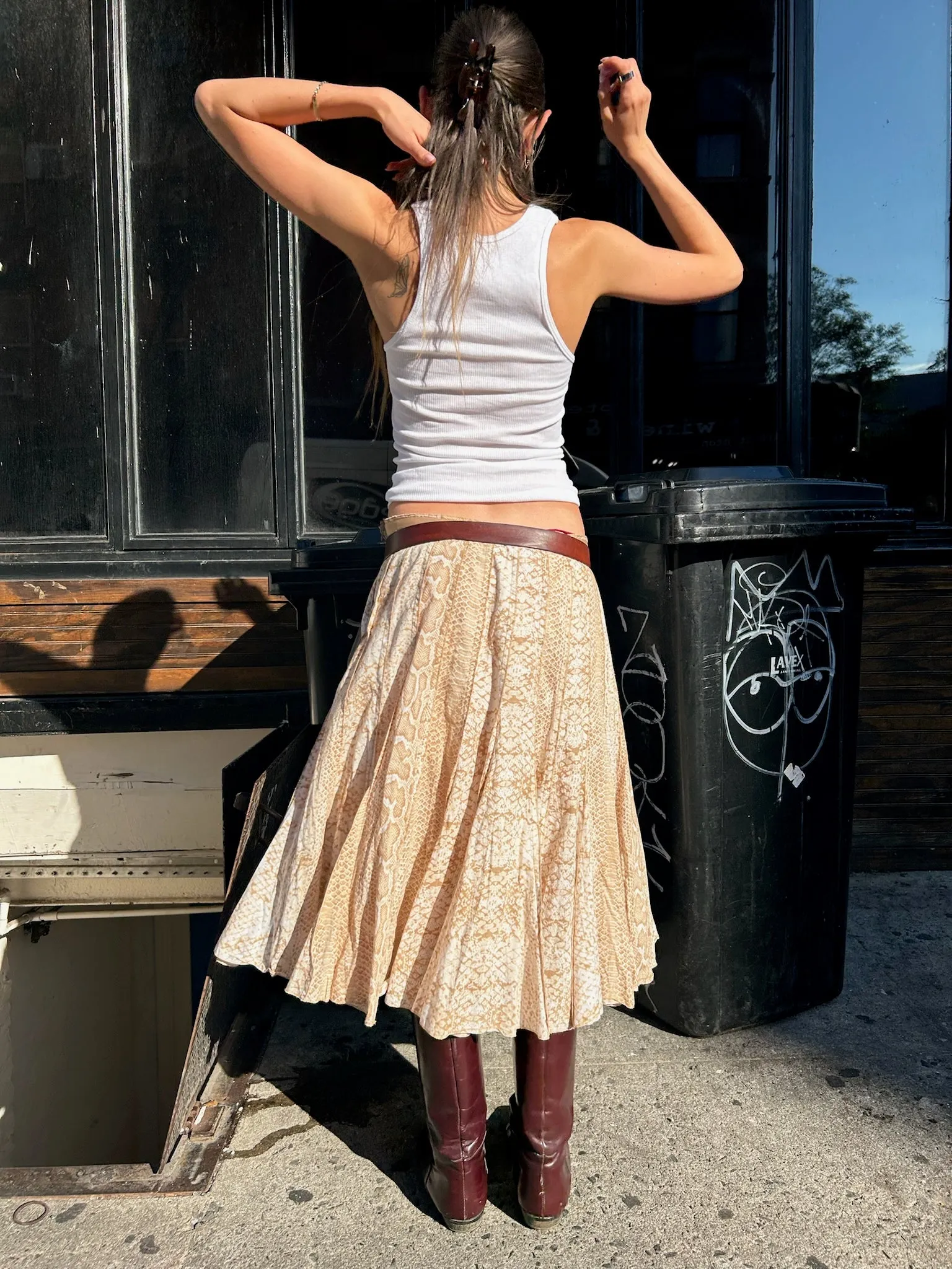 Midi Viper Skirt sold by Dana Foley NYC product image thumbnail 3