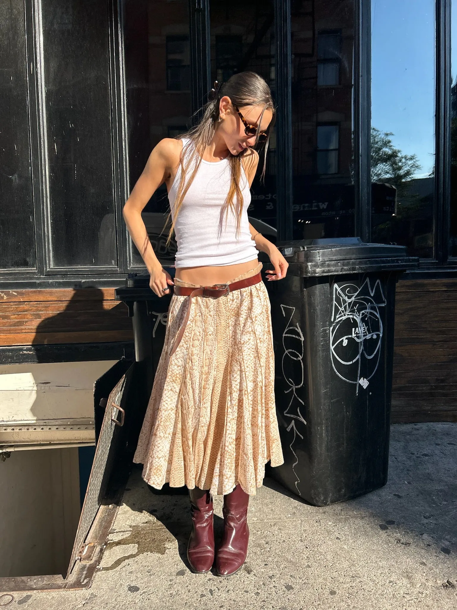 Midi Viper Skirt sold by Dana Foley NYC product image thumbnail 2