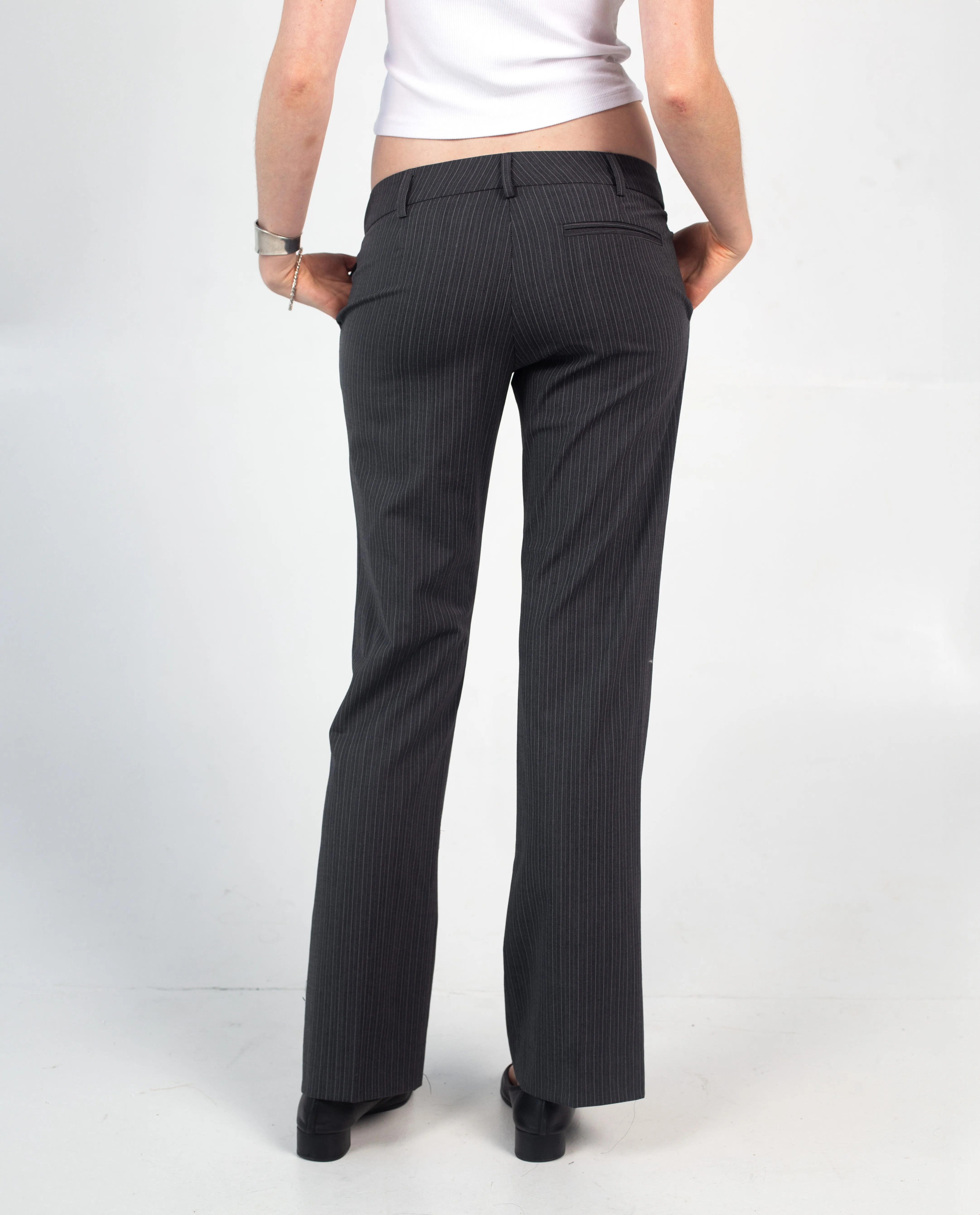 G-Pant - Charcoal Pinstripe sold by Dana Foley NYC product image thumbnail 3
