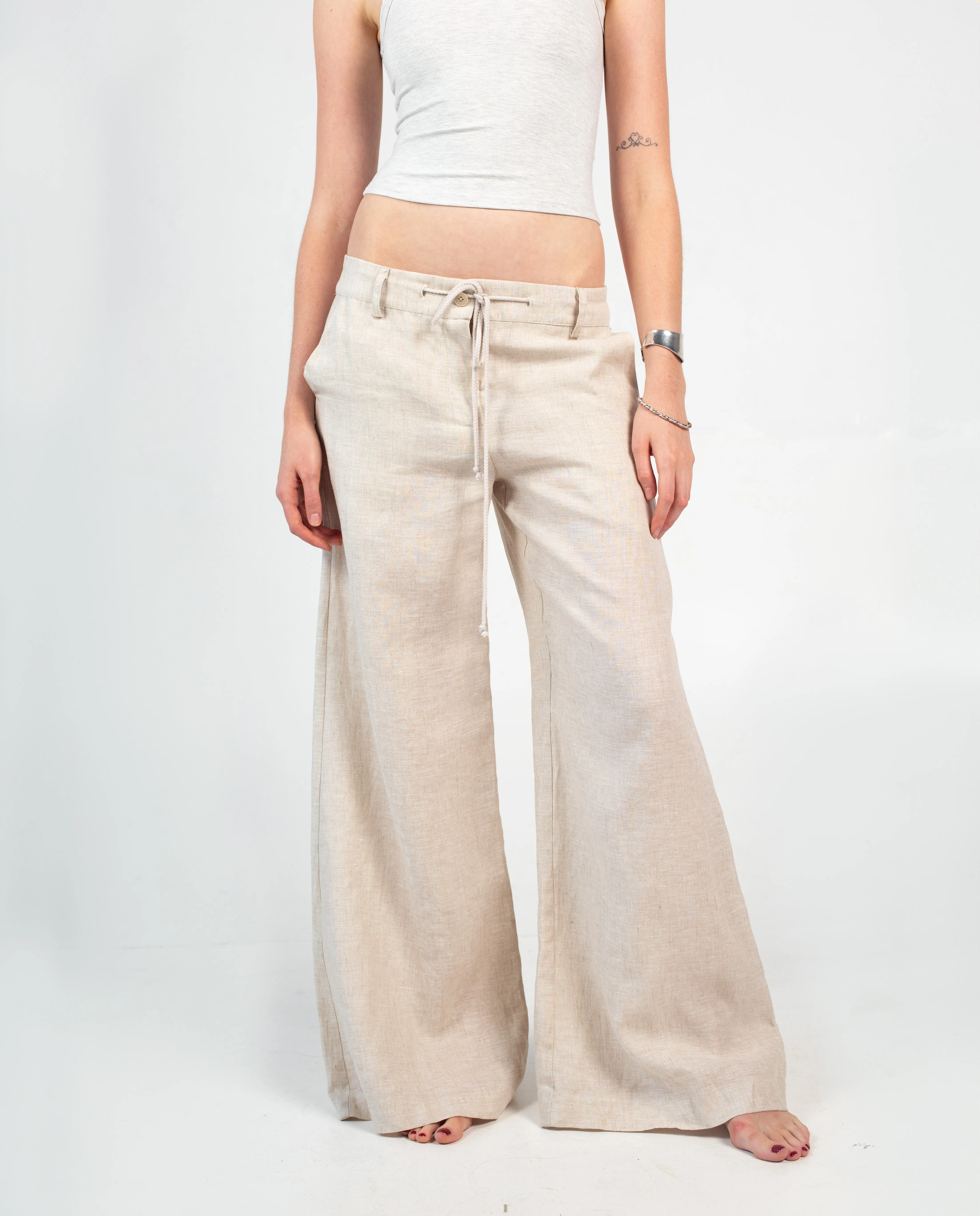 Pearl Pants - Beige sold by Dana Foley NYC
