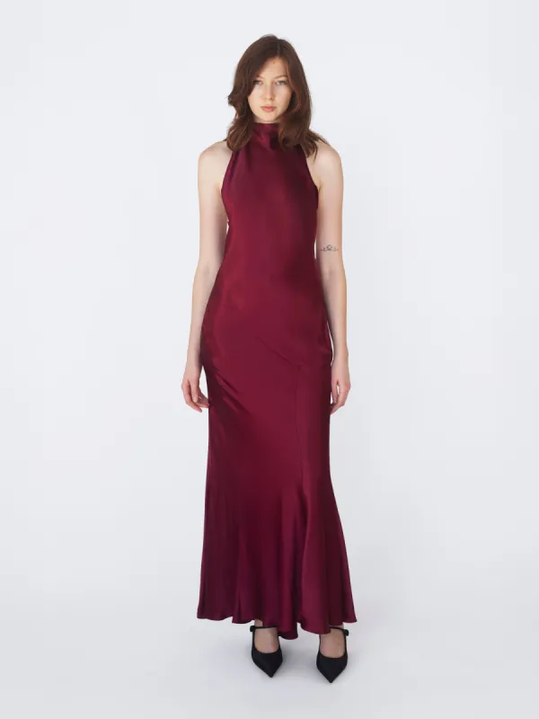 Hollywood Gown - Burgundy sold by Dana Foley NYC