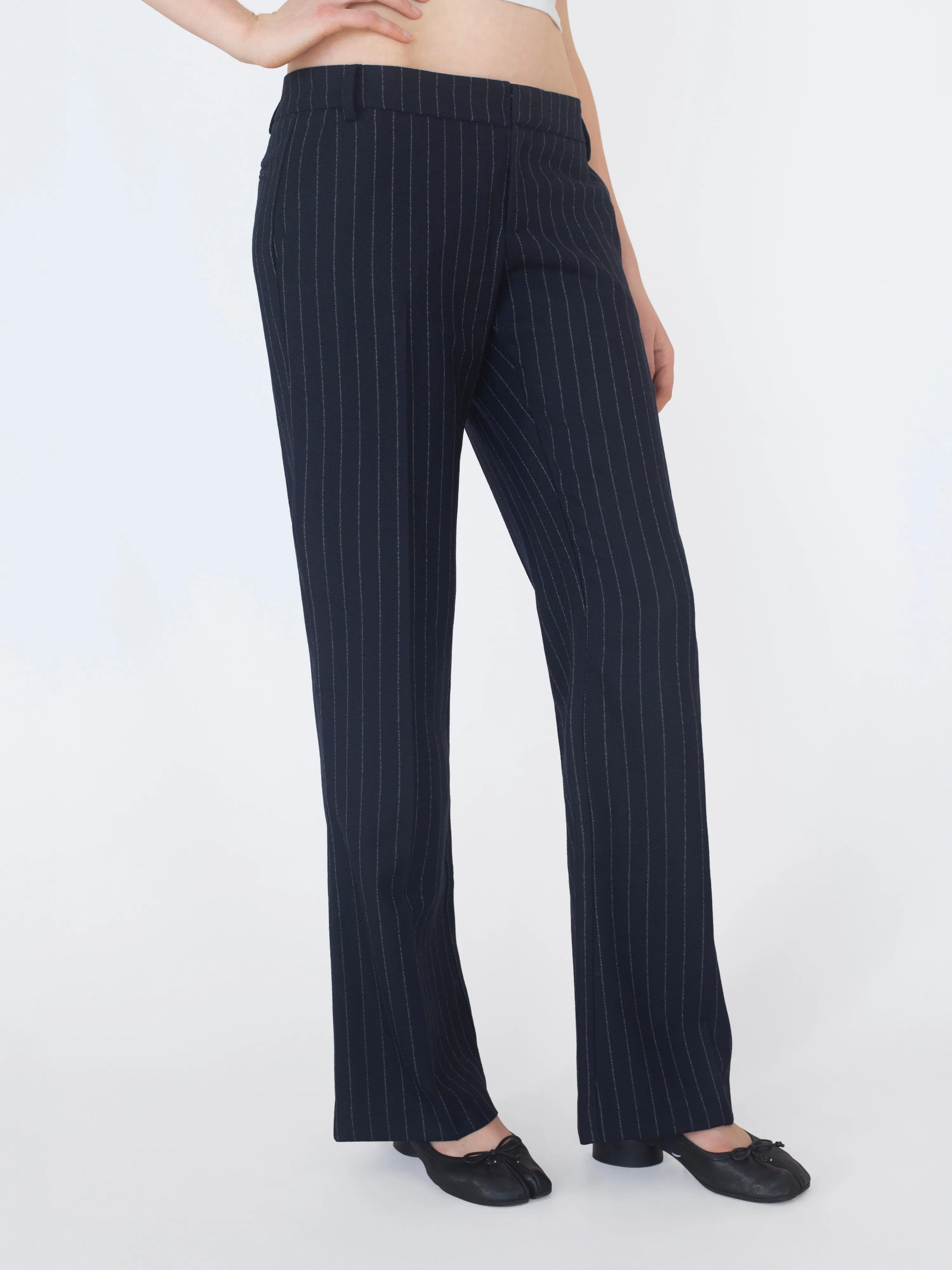 G-Pant - Navy Pinstripe sold by Dana Foley NYC