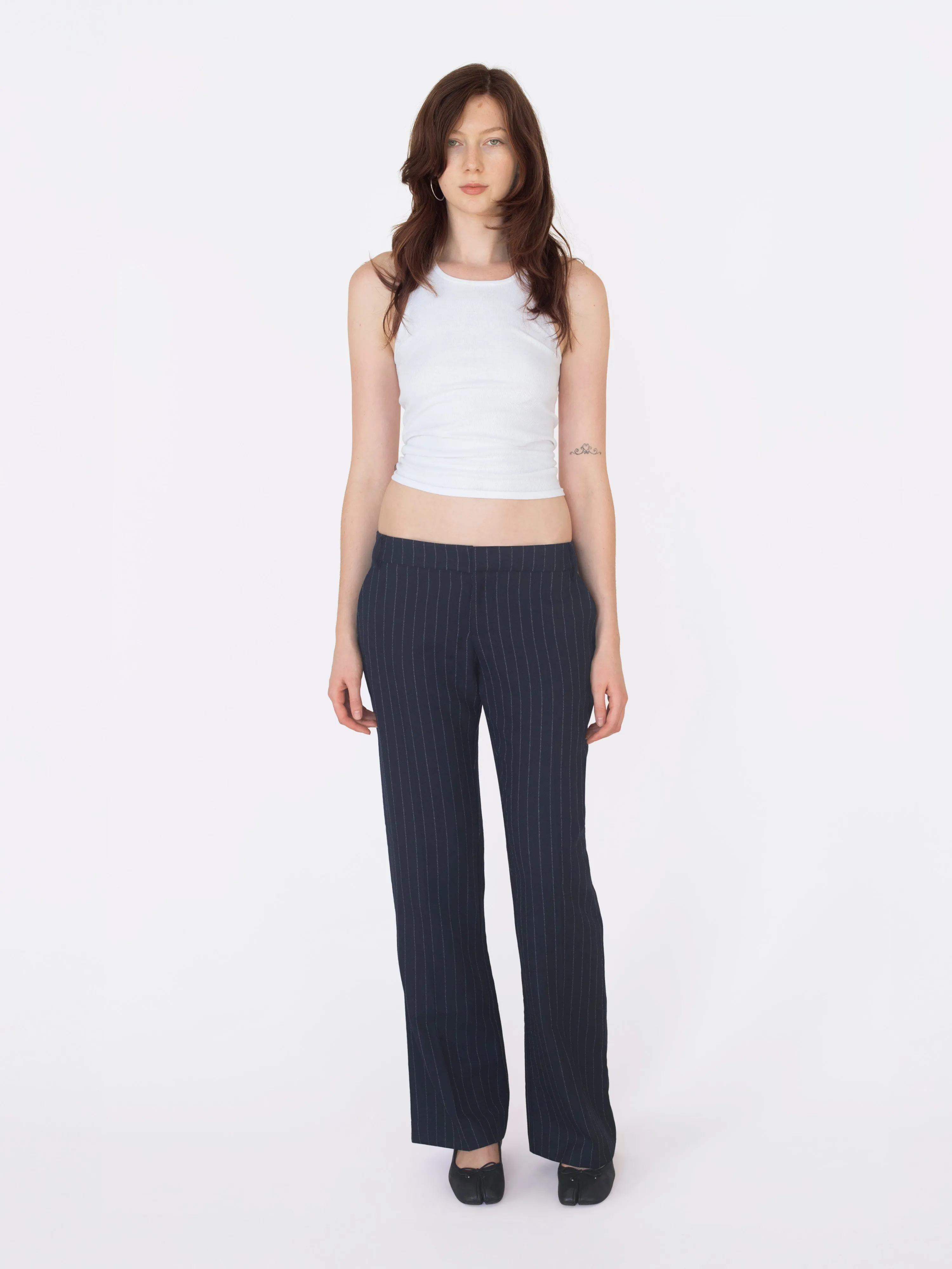 G-Pant - Navy Pinstripe sold by Dana Foley NYC product image thumbnail 3