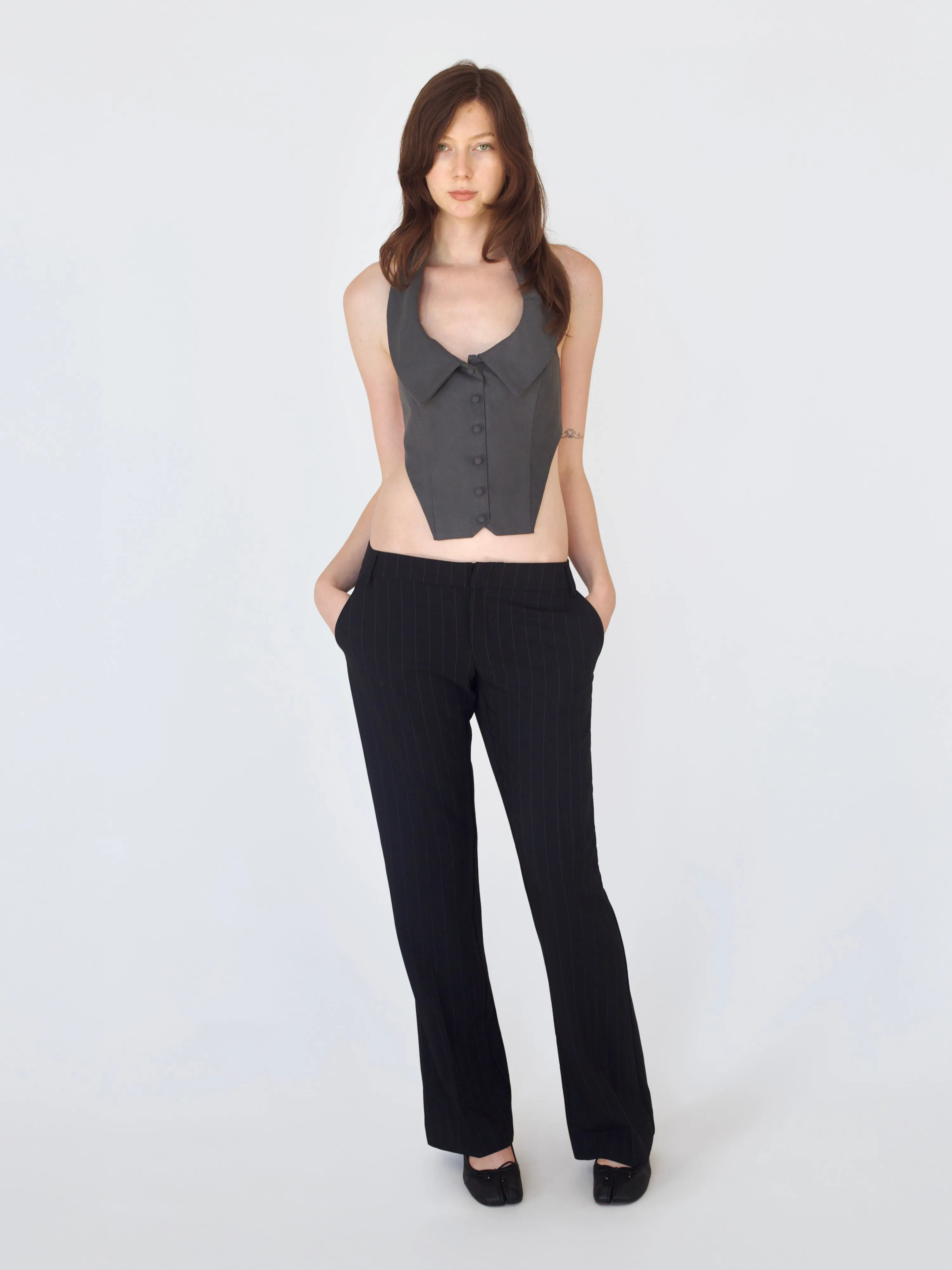 G-Pant - Black Pinstripe sold by Dana Foley NYC product image thumbnail 4
