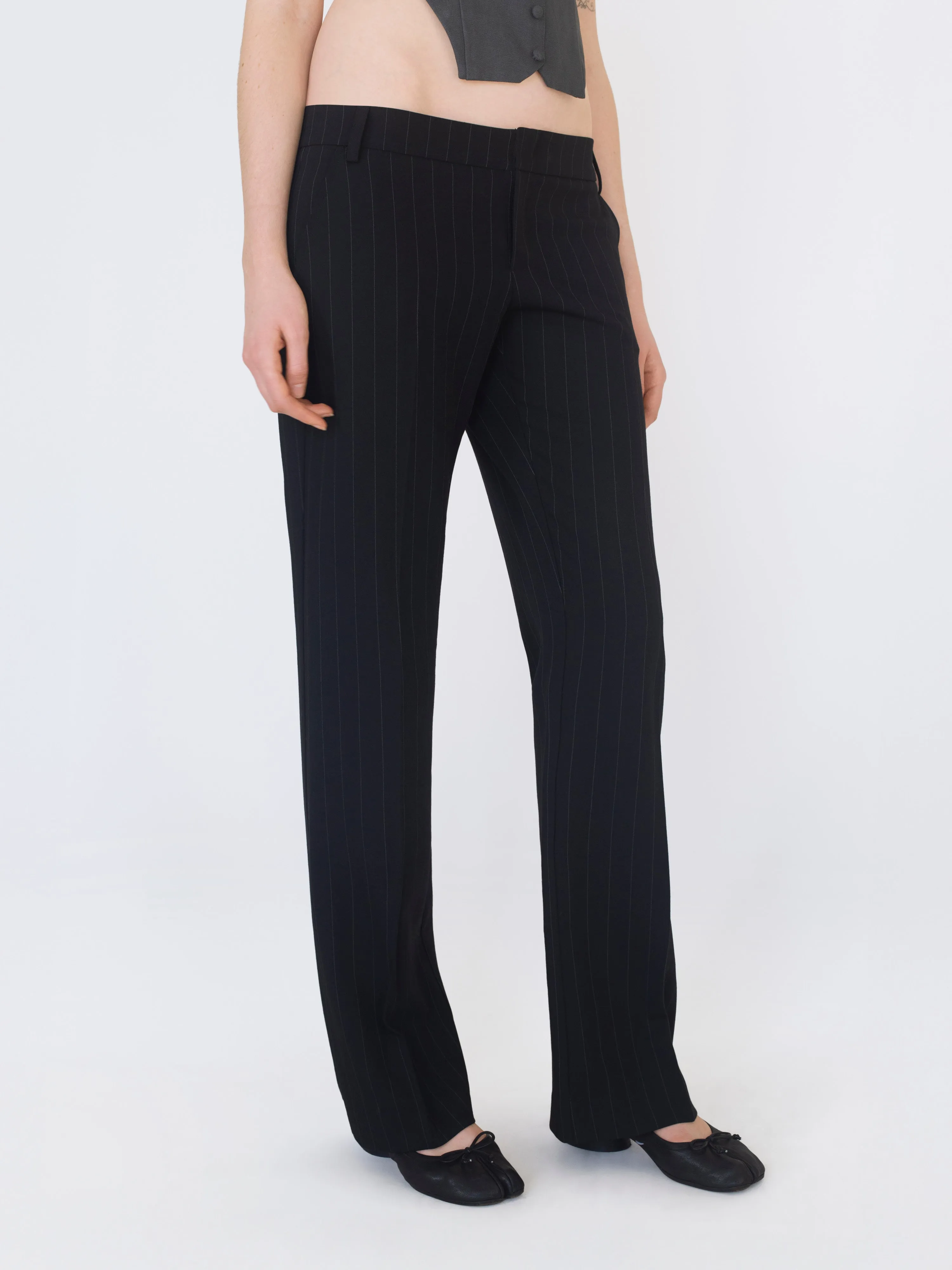 G-Pant - Black Pinstripe sold by Dana Foley NYC product image thumbnail 3