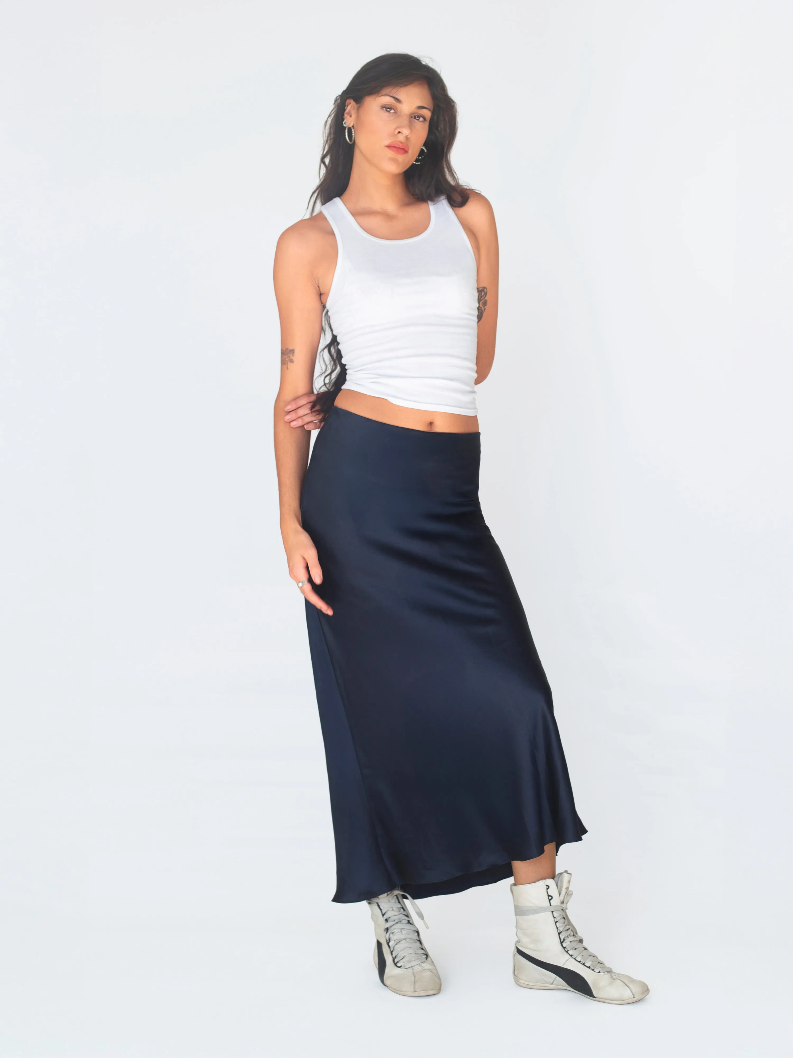 Betsy Skirt - Navy sold by Dana Foley NYC product image thumbnail 3