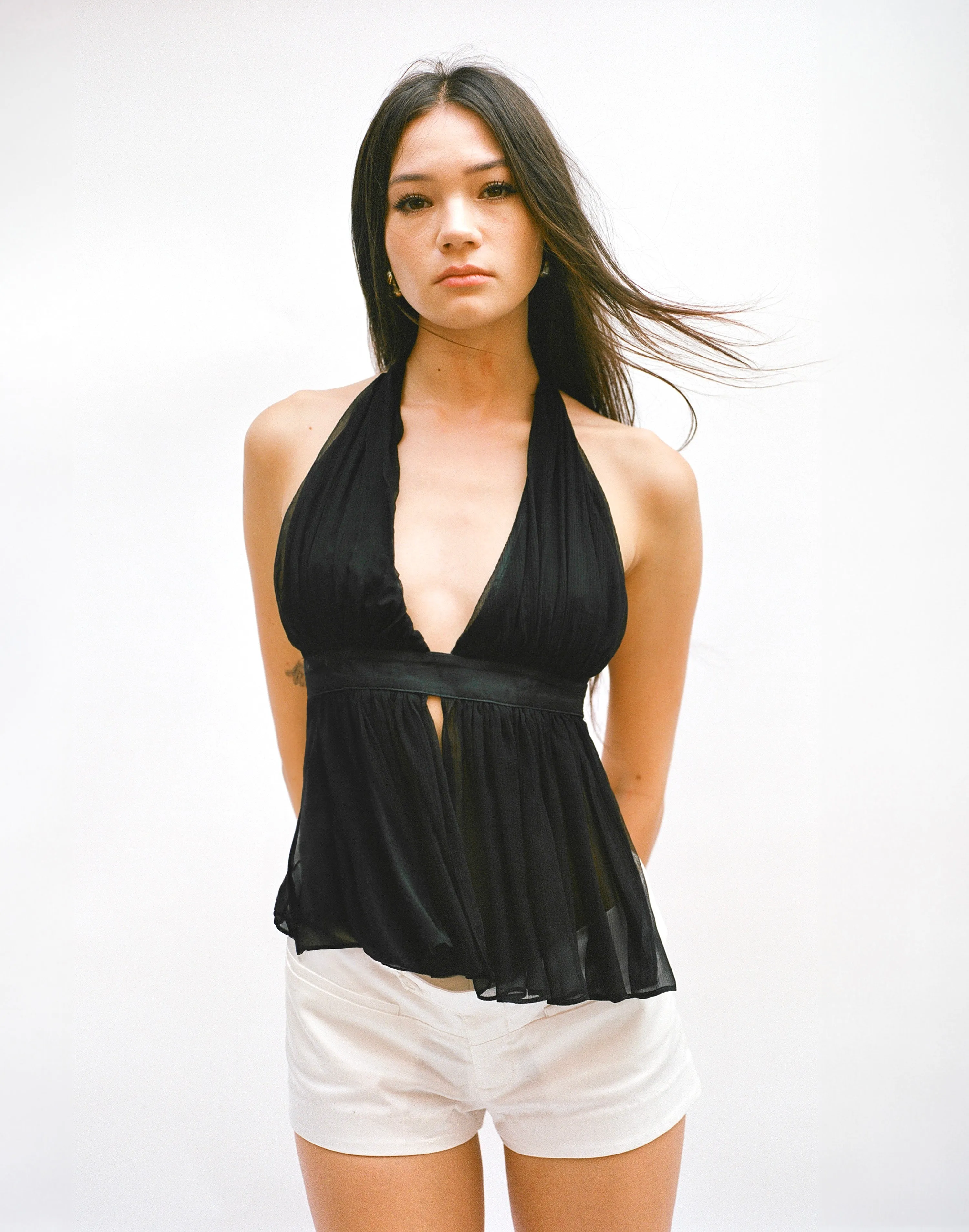 Taite Top - Black sold by Dana Foley NYC