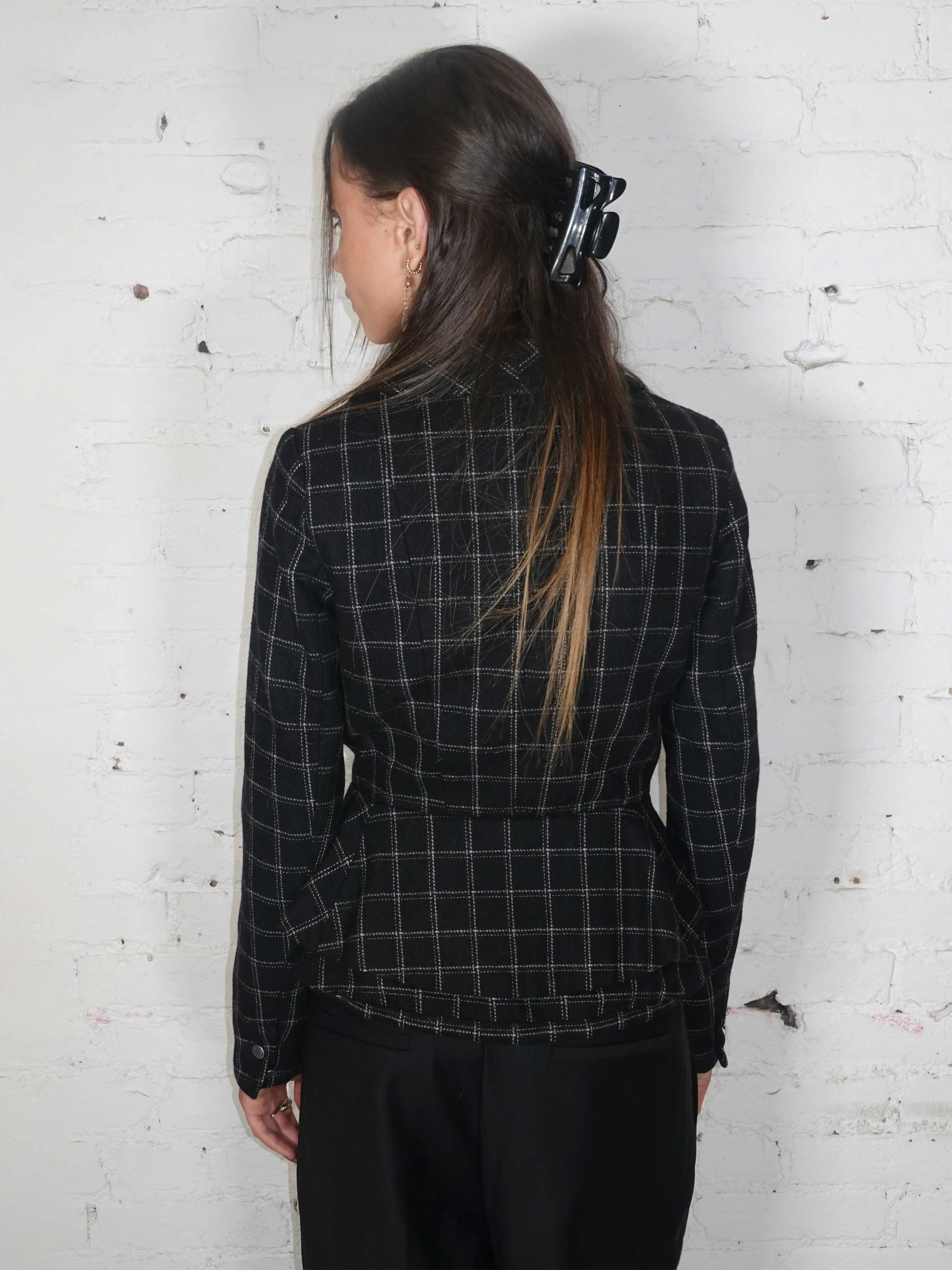Checkmate Peplum Blazer sold by Dana Foley NYC product image thumbnail 4