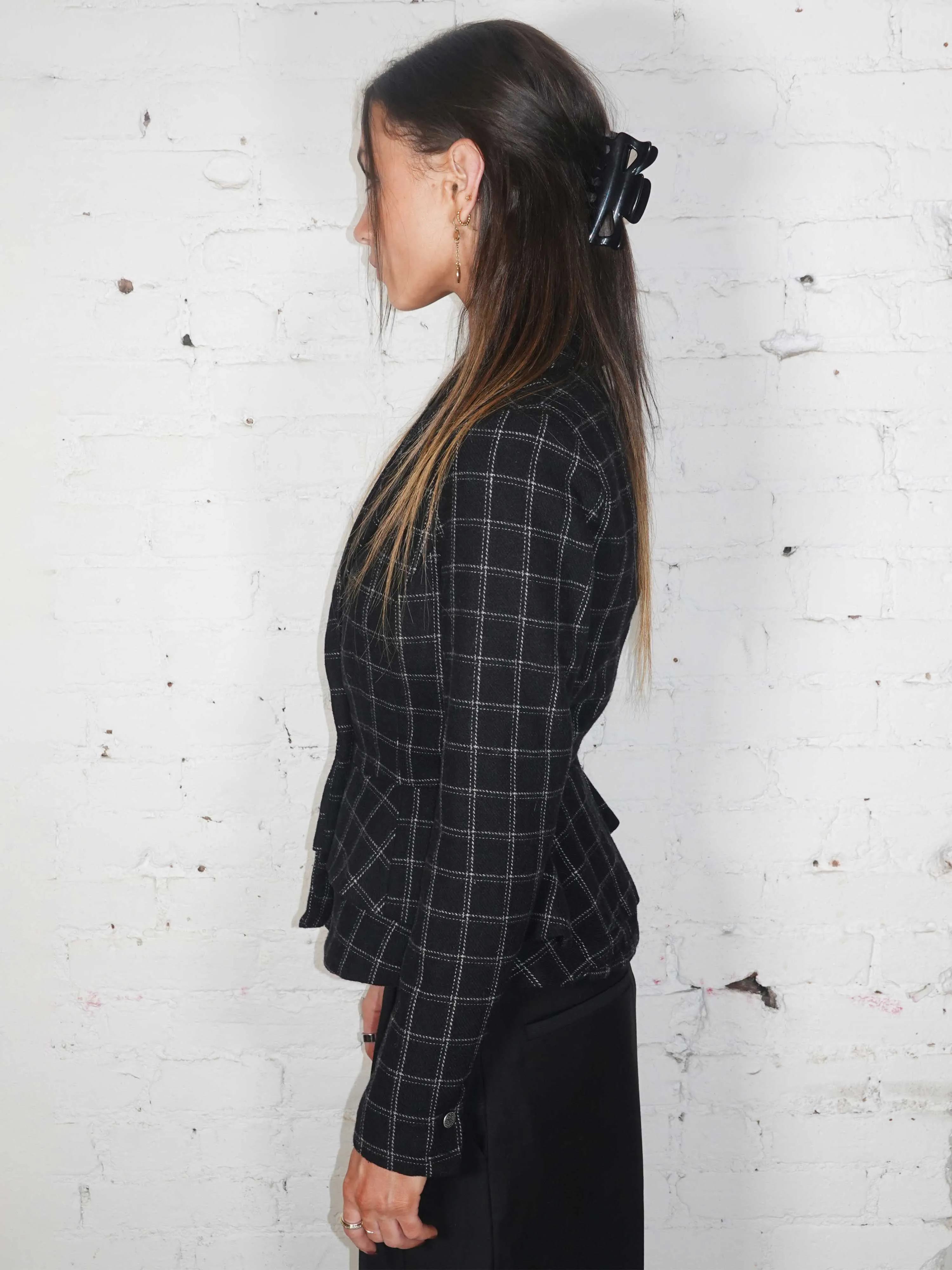 Checkmate Peplum Blazer sold by Dana Foley NYC product image thumbnail 3