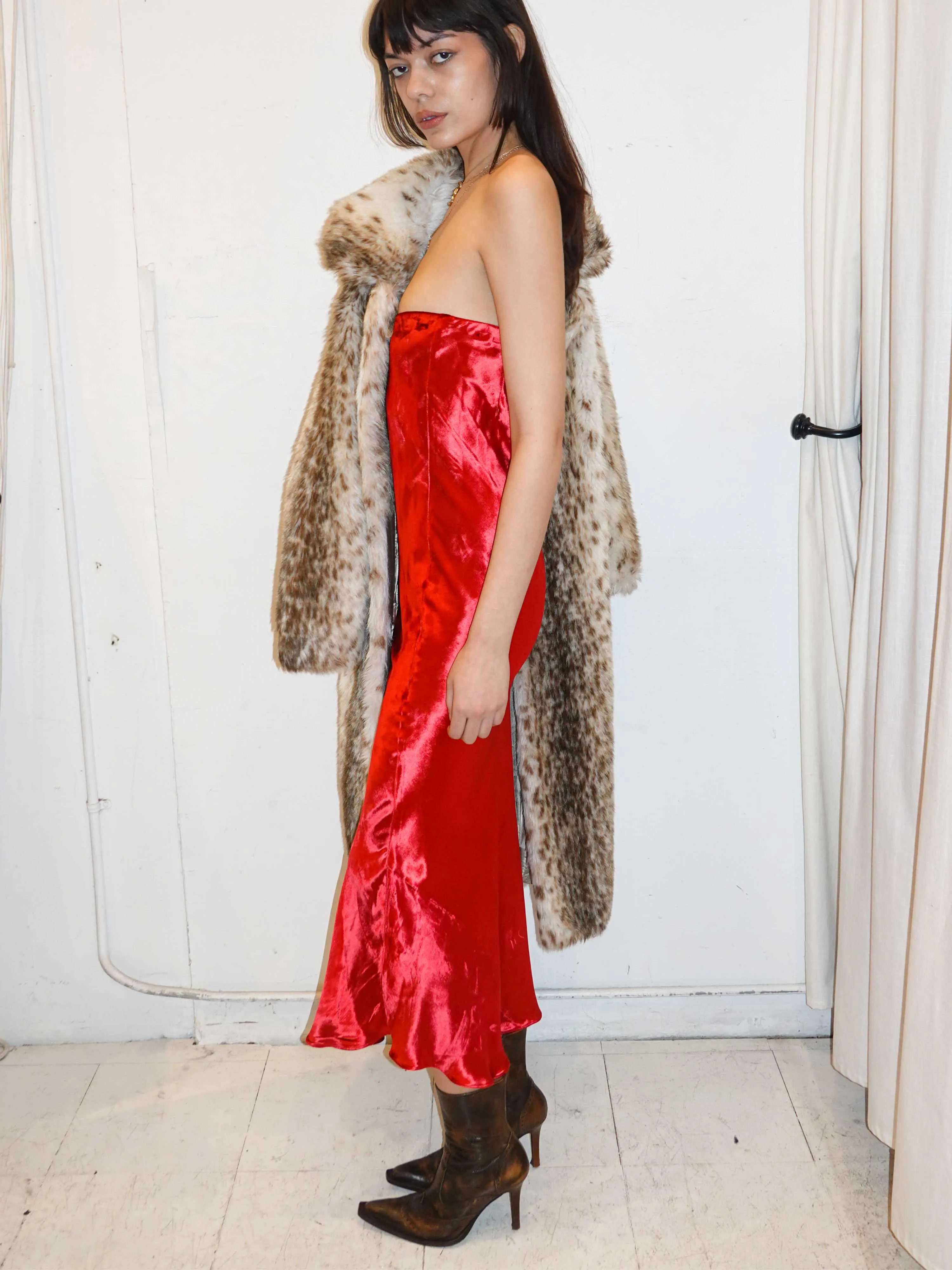 Betsy Train Skirt - Red Velvet sold by Dana Foley NYC product image thumbnail 5