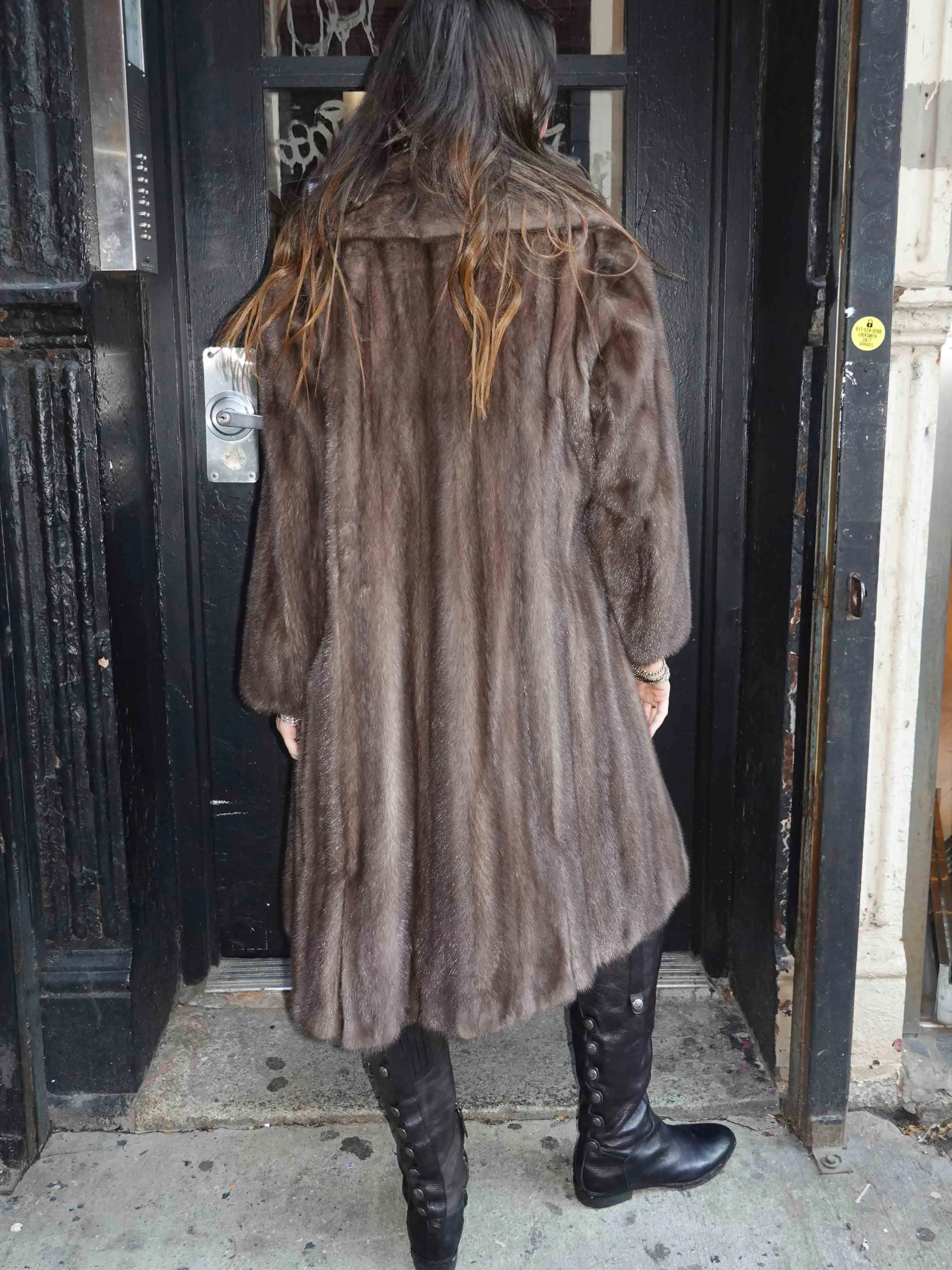 Ashen Mink Fur Coat sold by Dana Foley NYC product image thumbnail 2