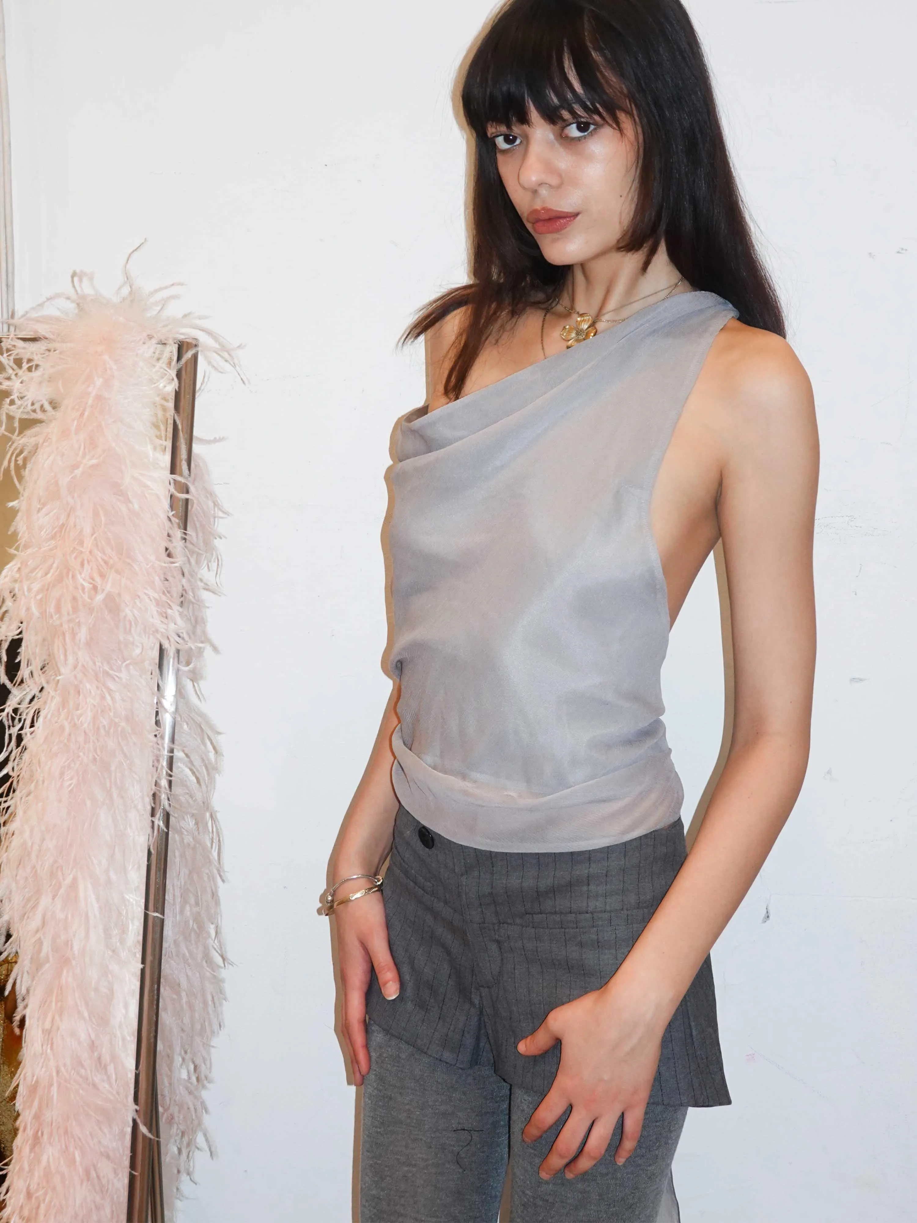Margot Top - Silver sold by Dana Foley NYC product image thumbnail 3