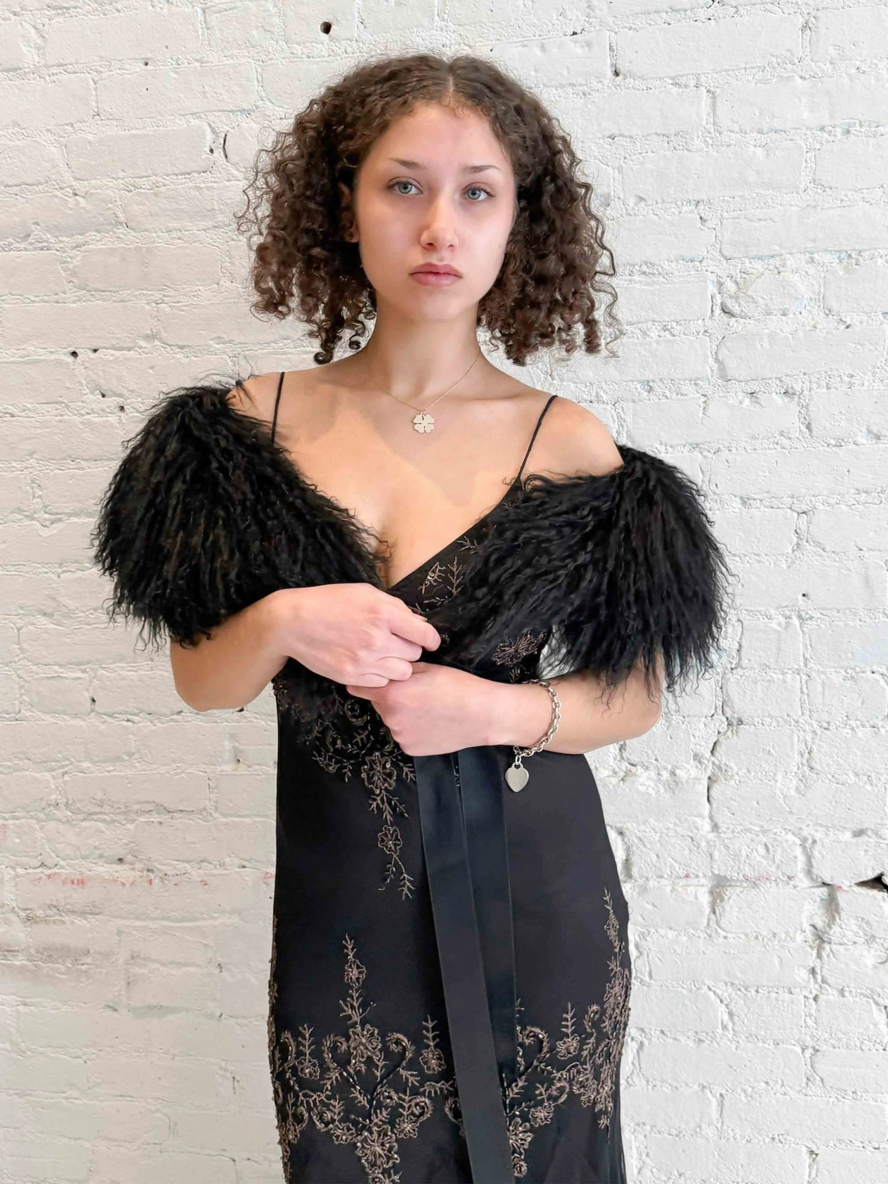 Nocturne Shearling Stole sold by Dana Foley NYC