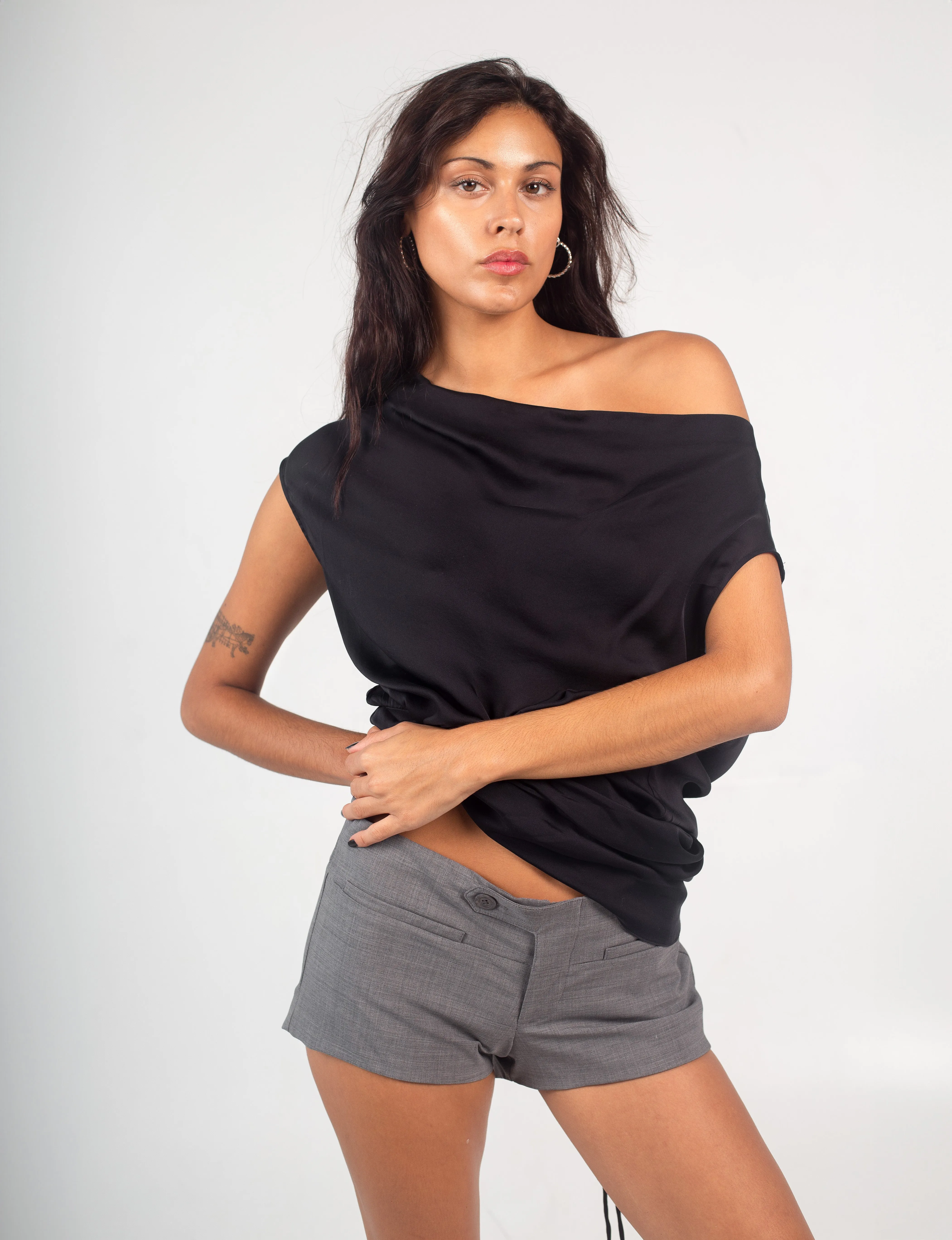 Lily Shorts - Light Gray sold by Dana Foley NYC