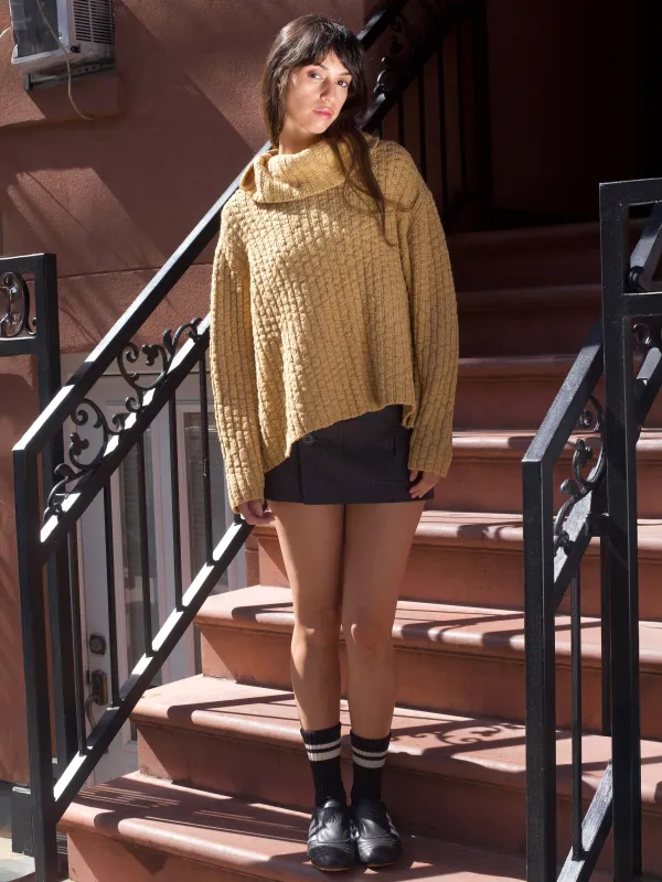 Turmeric Knit Turtleneck sold by Dana Foley NYC