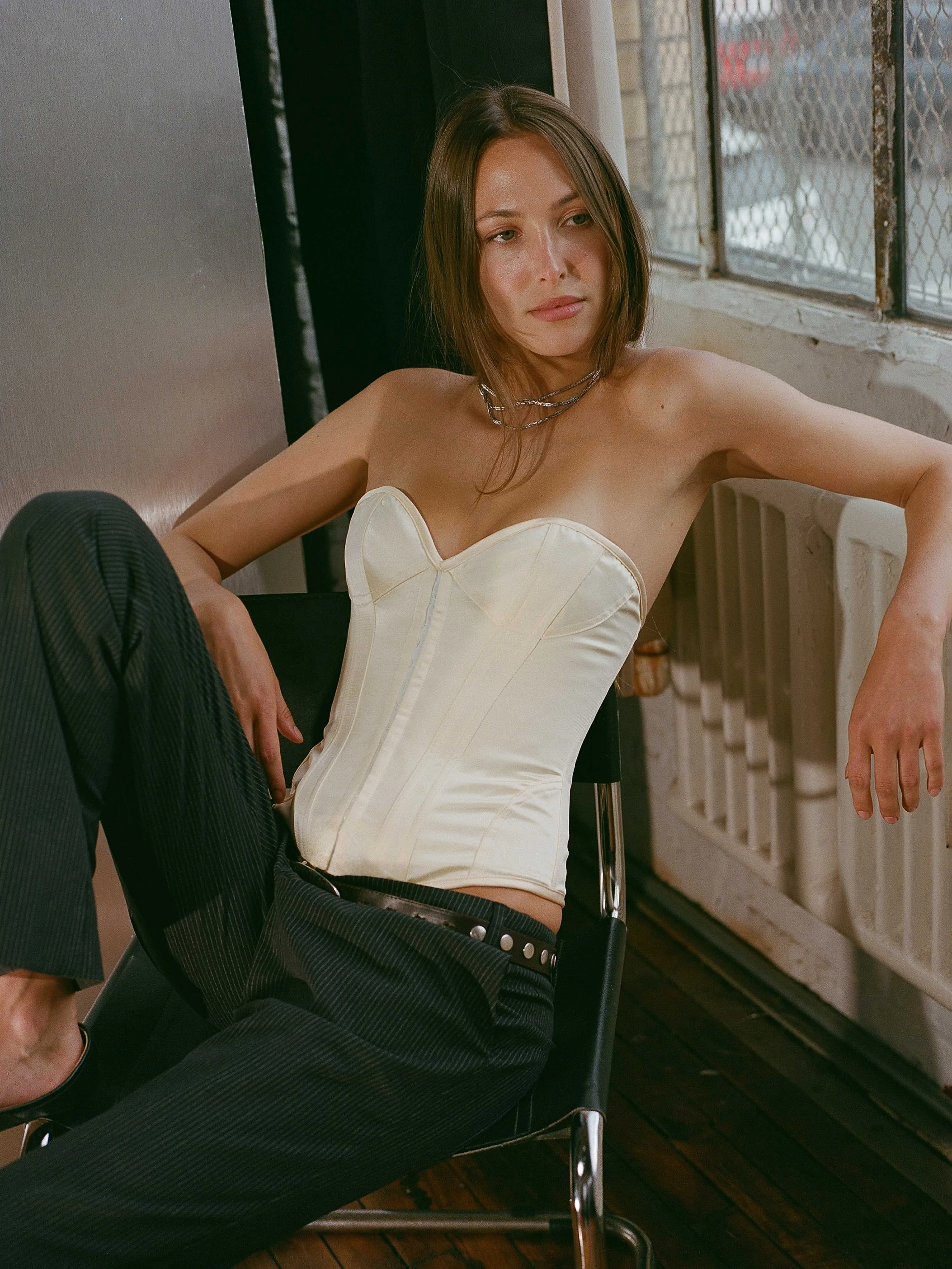 Bunny Corset - Butter Yellow sold by Dana Foley NYC product image thumbnail 4