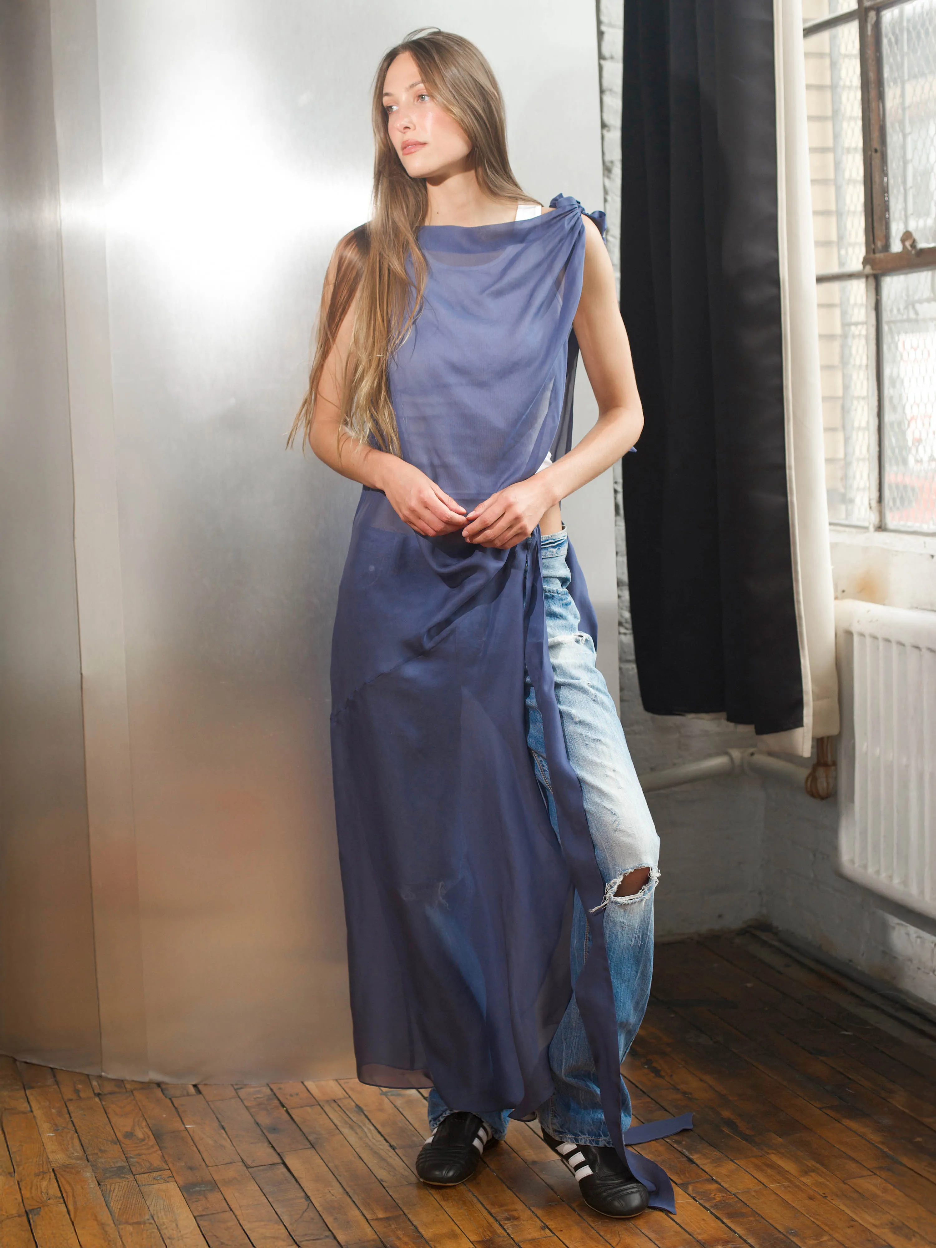 Susan Dress - Blue sold by Dana Foley NYC