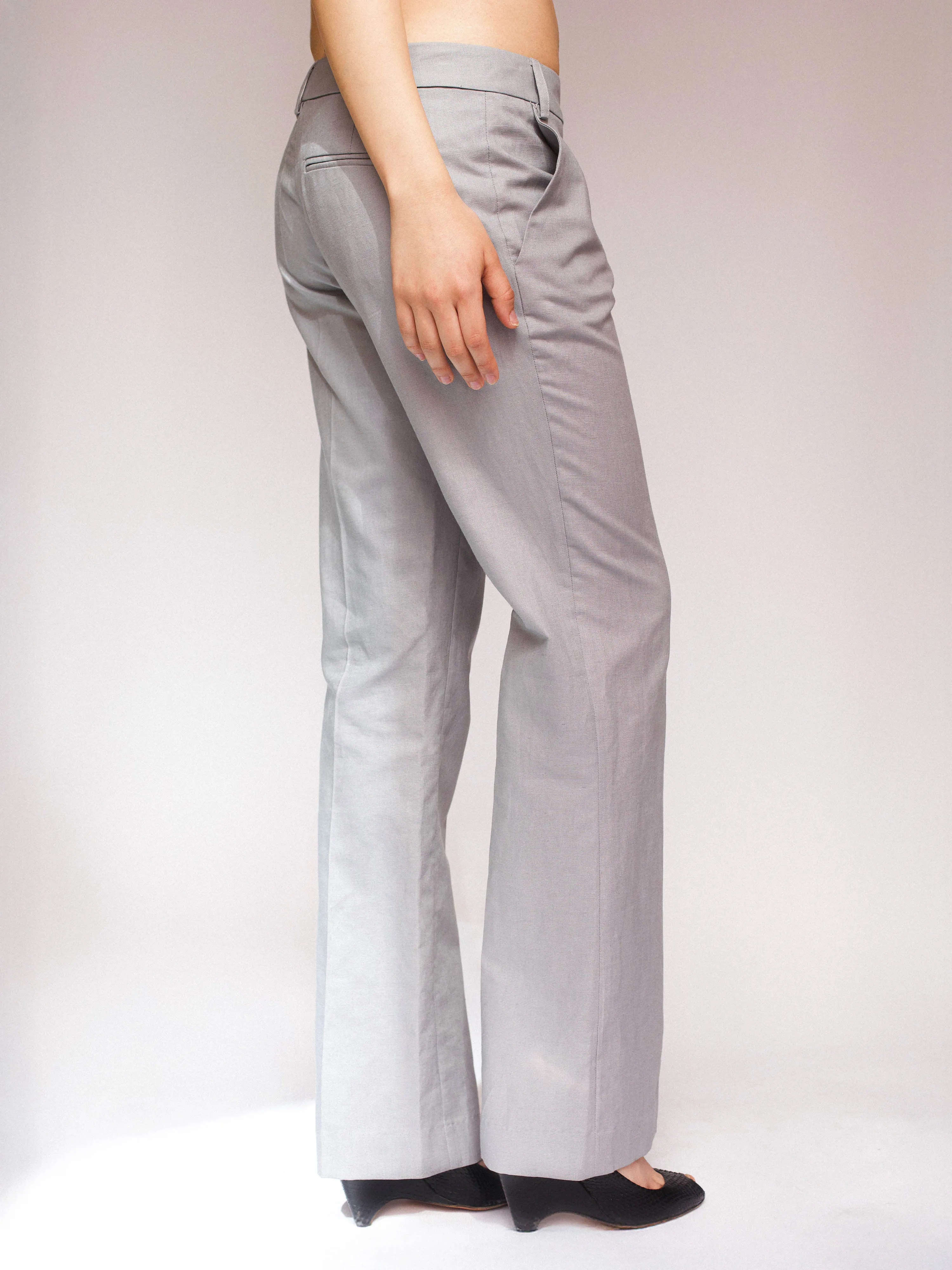 G-Pant - Gray Linen sold by Dana Foley NYC product image thumbnail 4