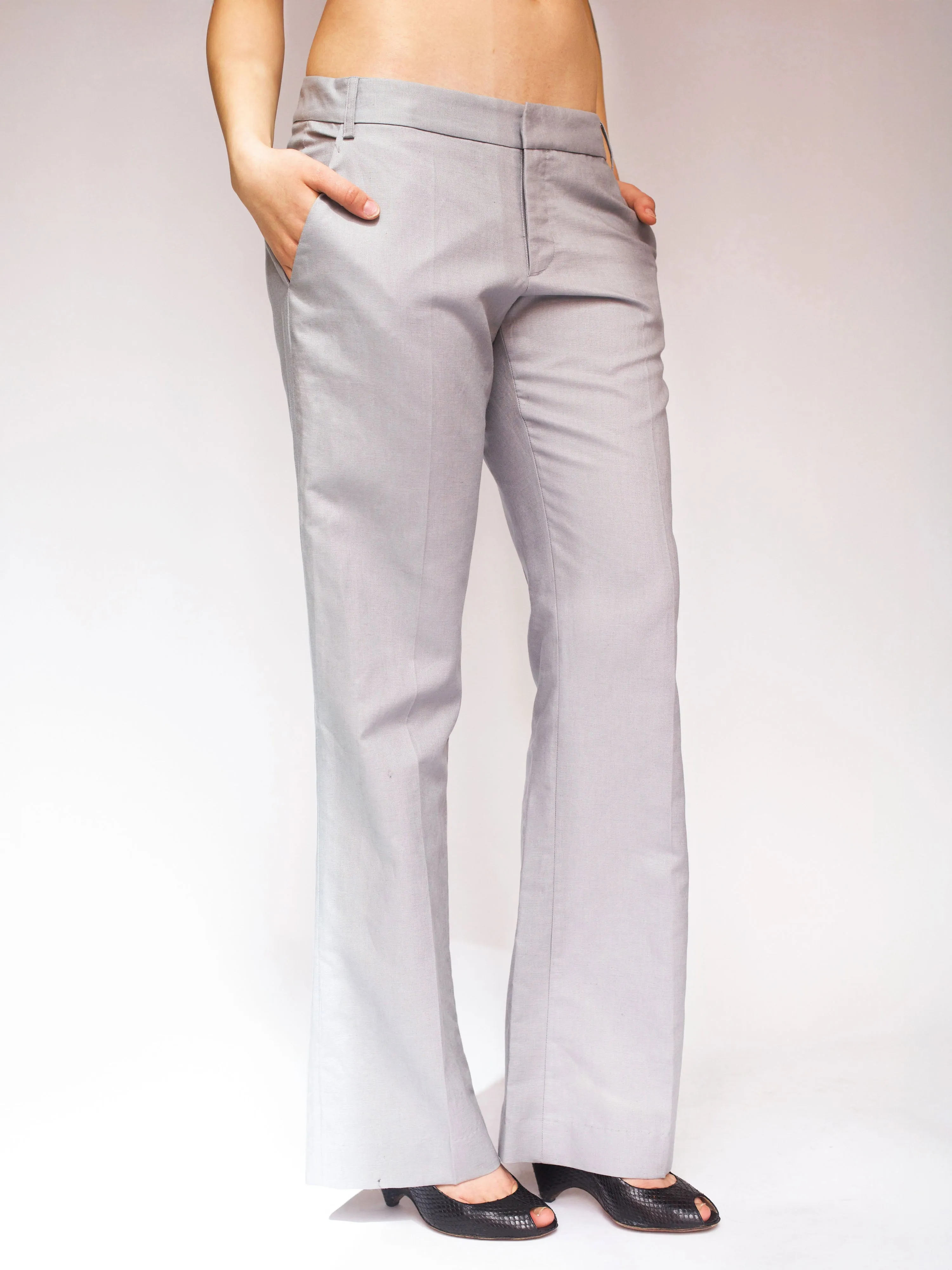 G-Pant - Gray Linen sold by Dana Foley NYC product image thumbnail 2