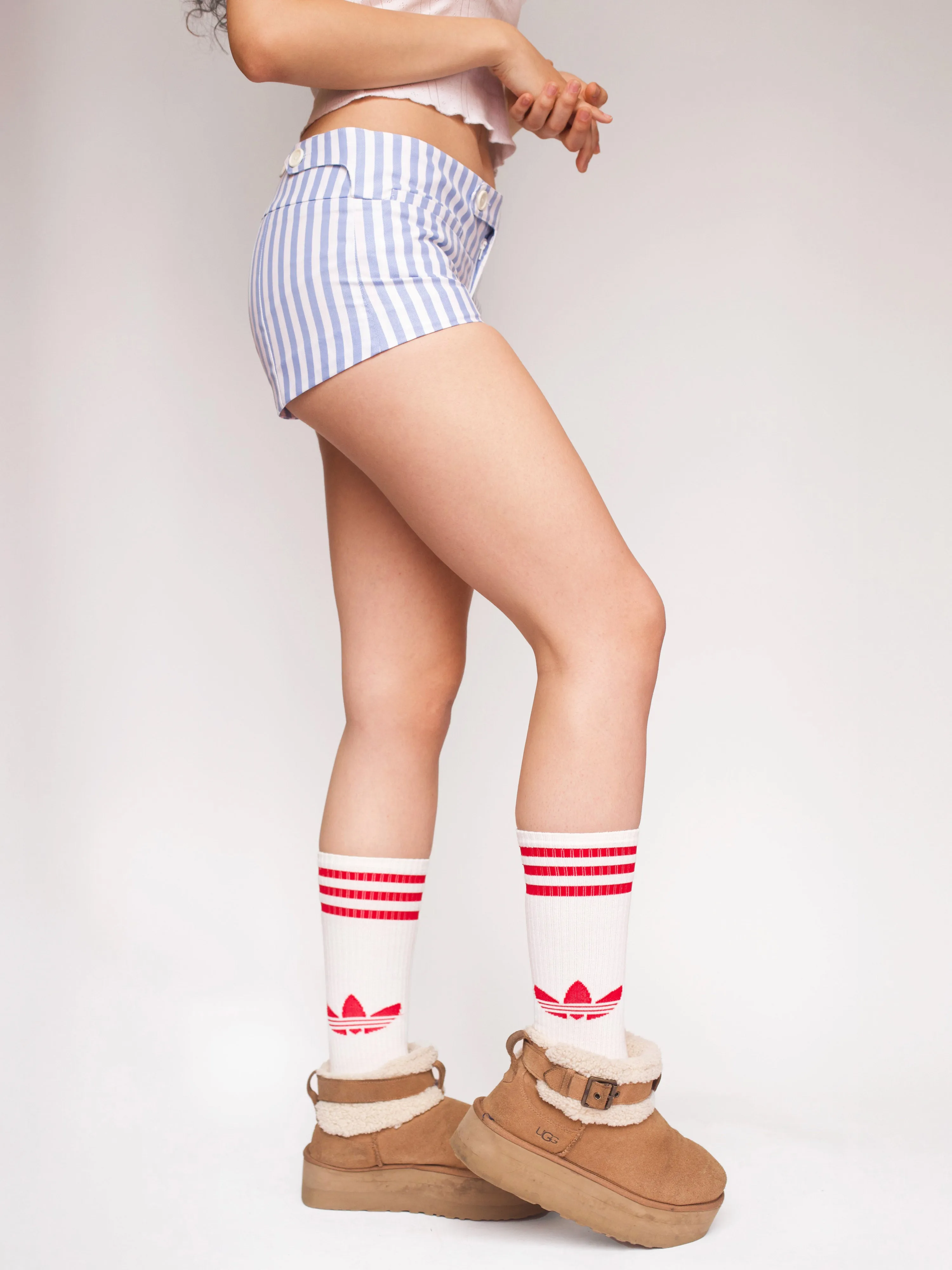 Lily Shorts - Blue Stripe sold by Dana Foley NYC product image thumbnail 2