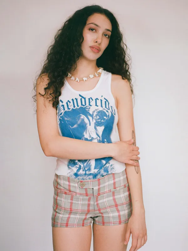Lily Shorts - Green Plaid sold by Dana Foley NYC
