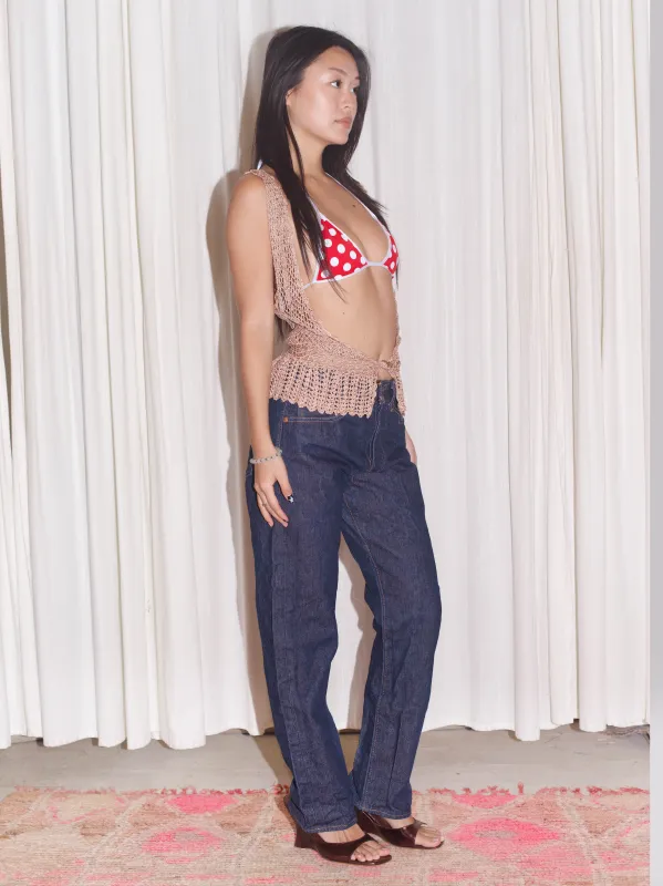 Vintage Crochet Vest sold by Dana Foley NYC