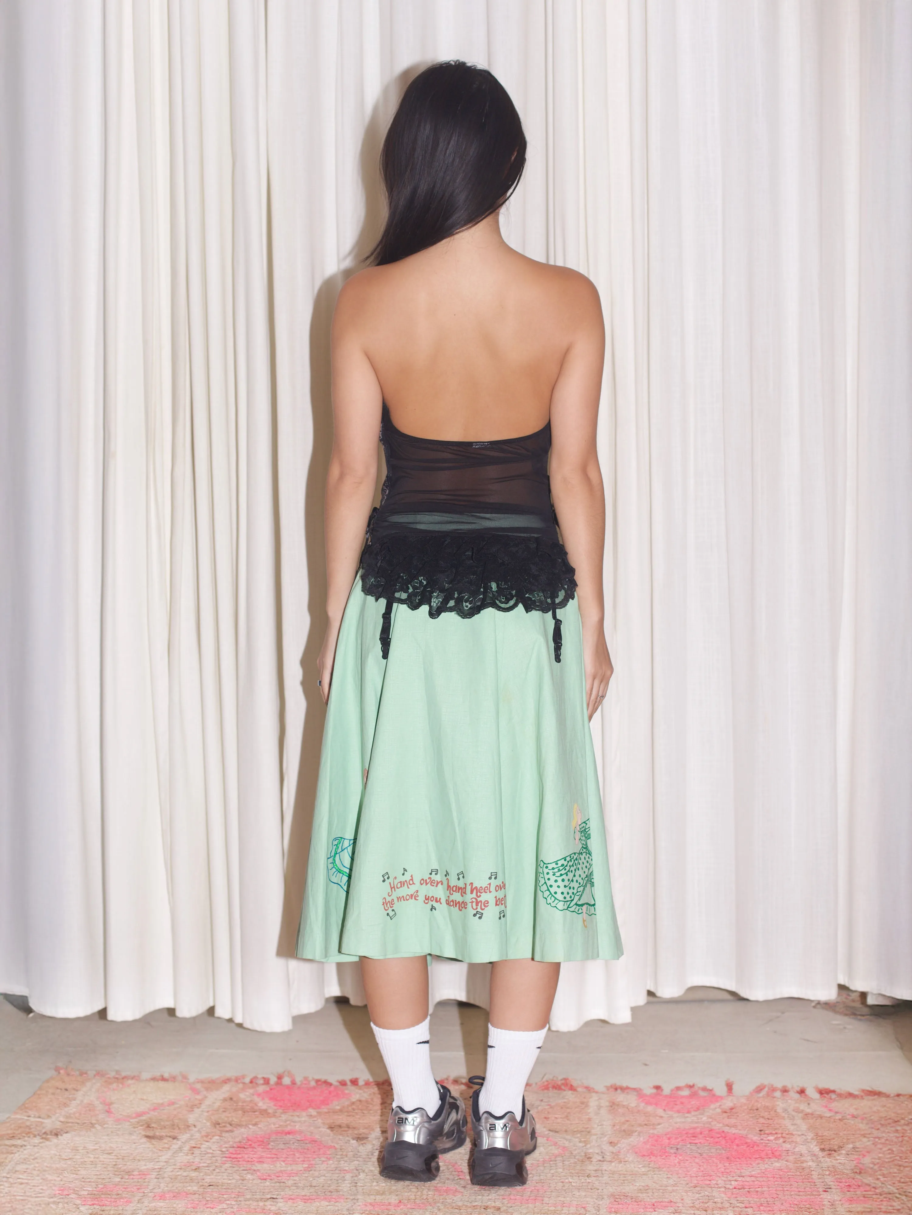 Vintage Lace Longline Bustier sold by Dana Foley NYC product image thumbnail 3