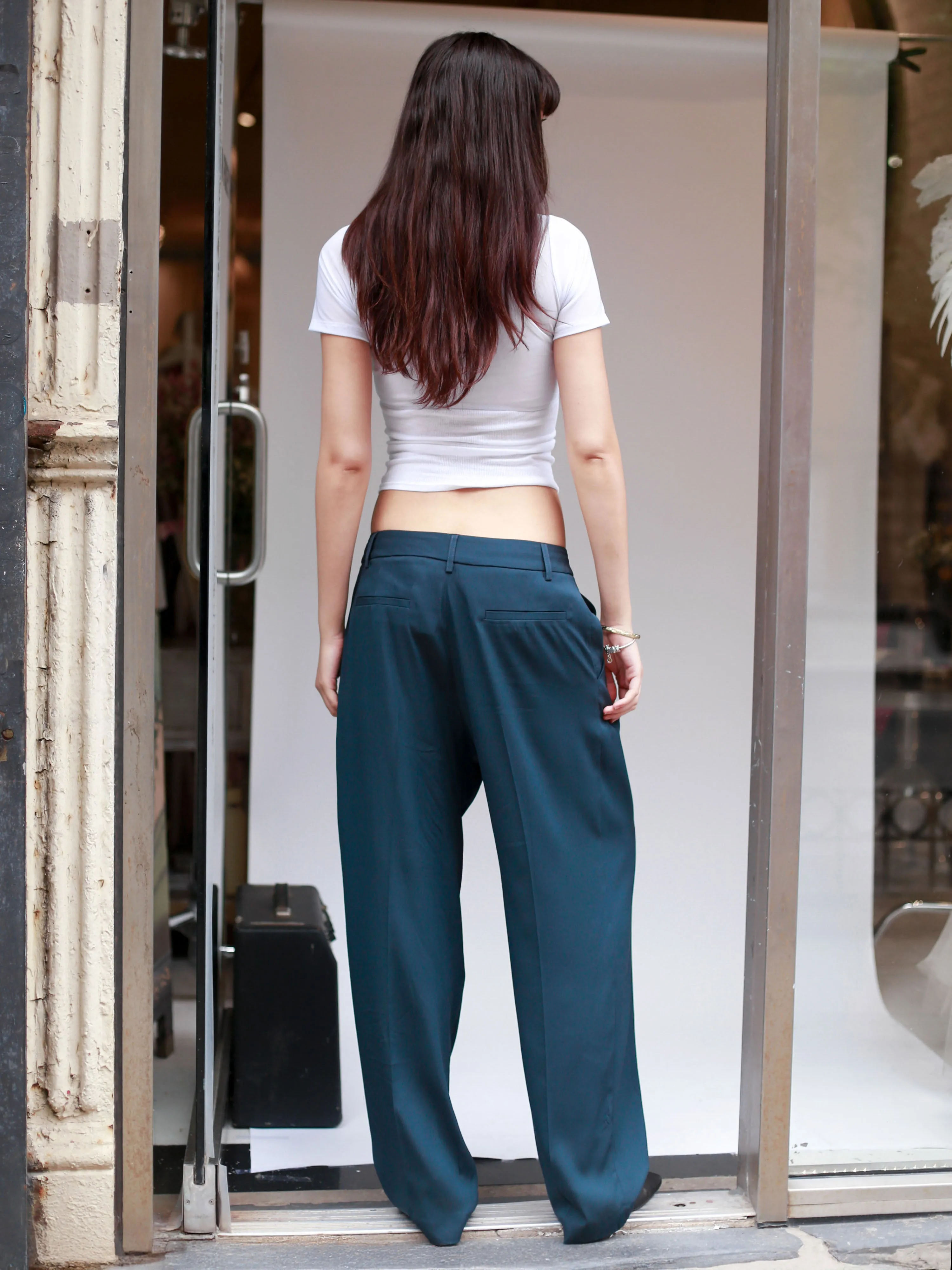 Perfect Men's Pants - Dark Teal sold by Dana Foley NYC product image thumbnail 2