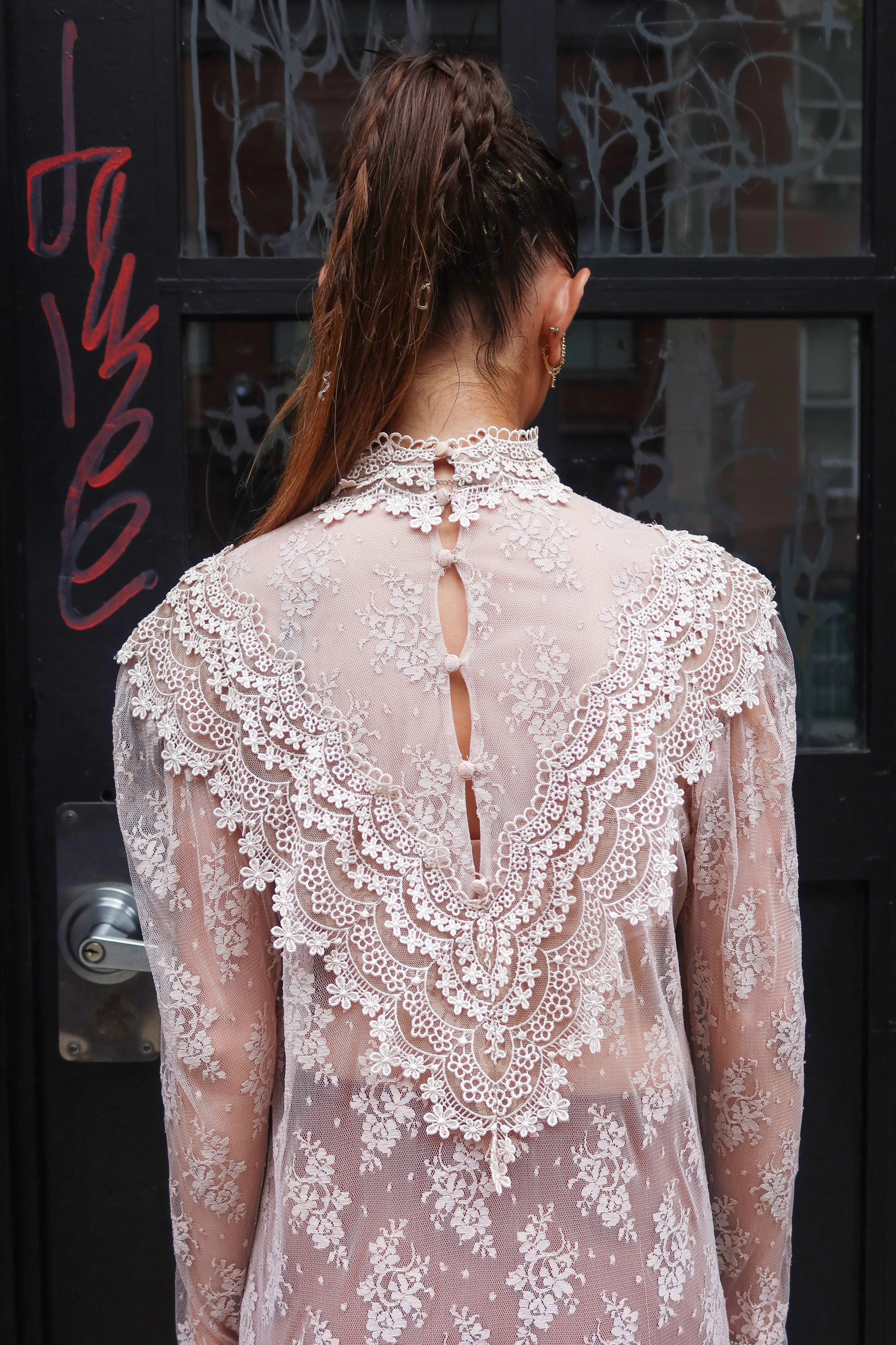 Vintage Lace Princess Dress sold by Dana Foley NYC product image thumbnail 3