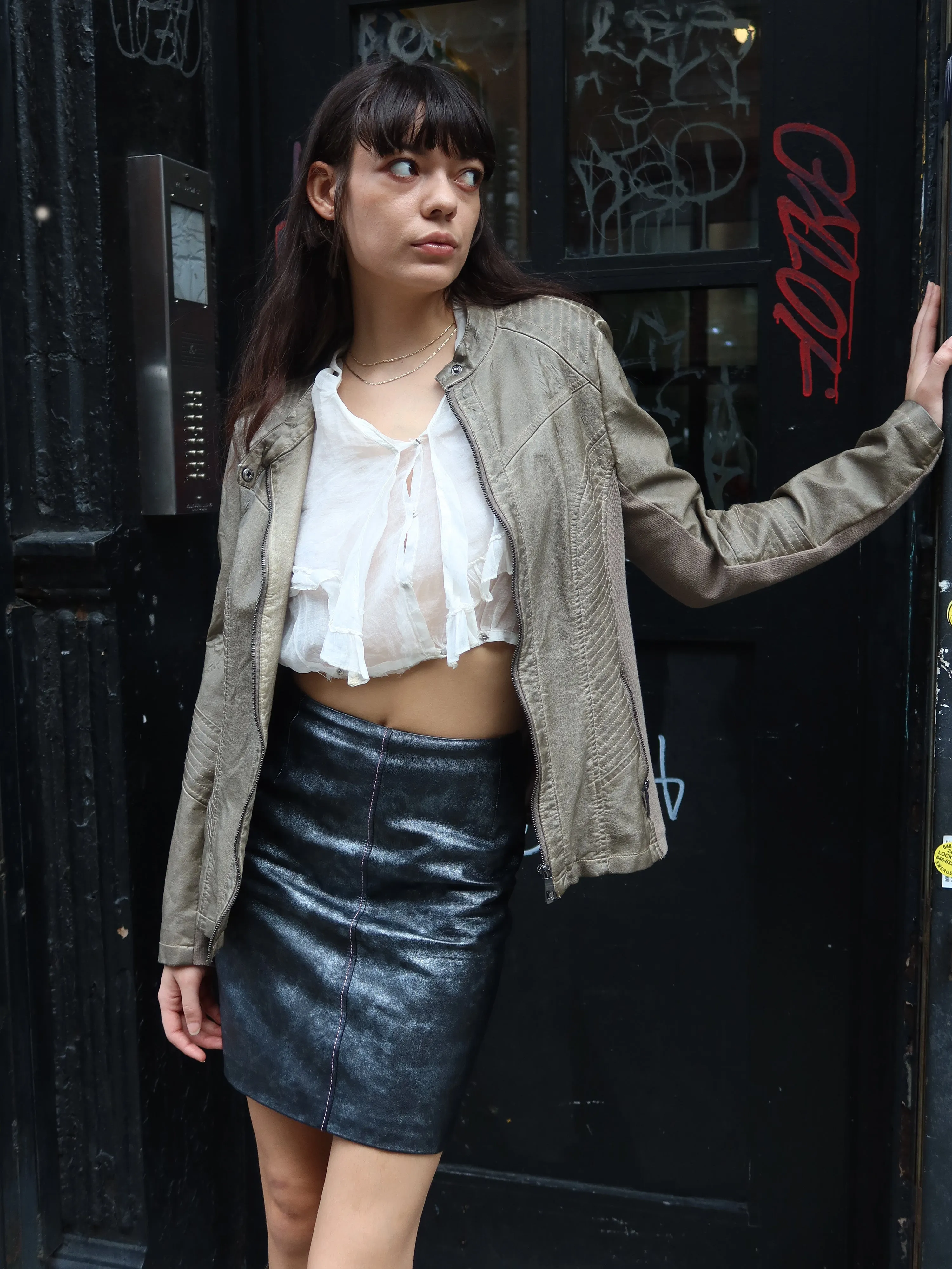 Vintage Moto Jacket sold by Dana Foley NYC product image thumbnail 2