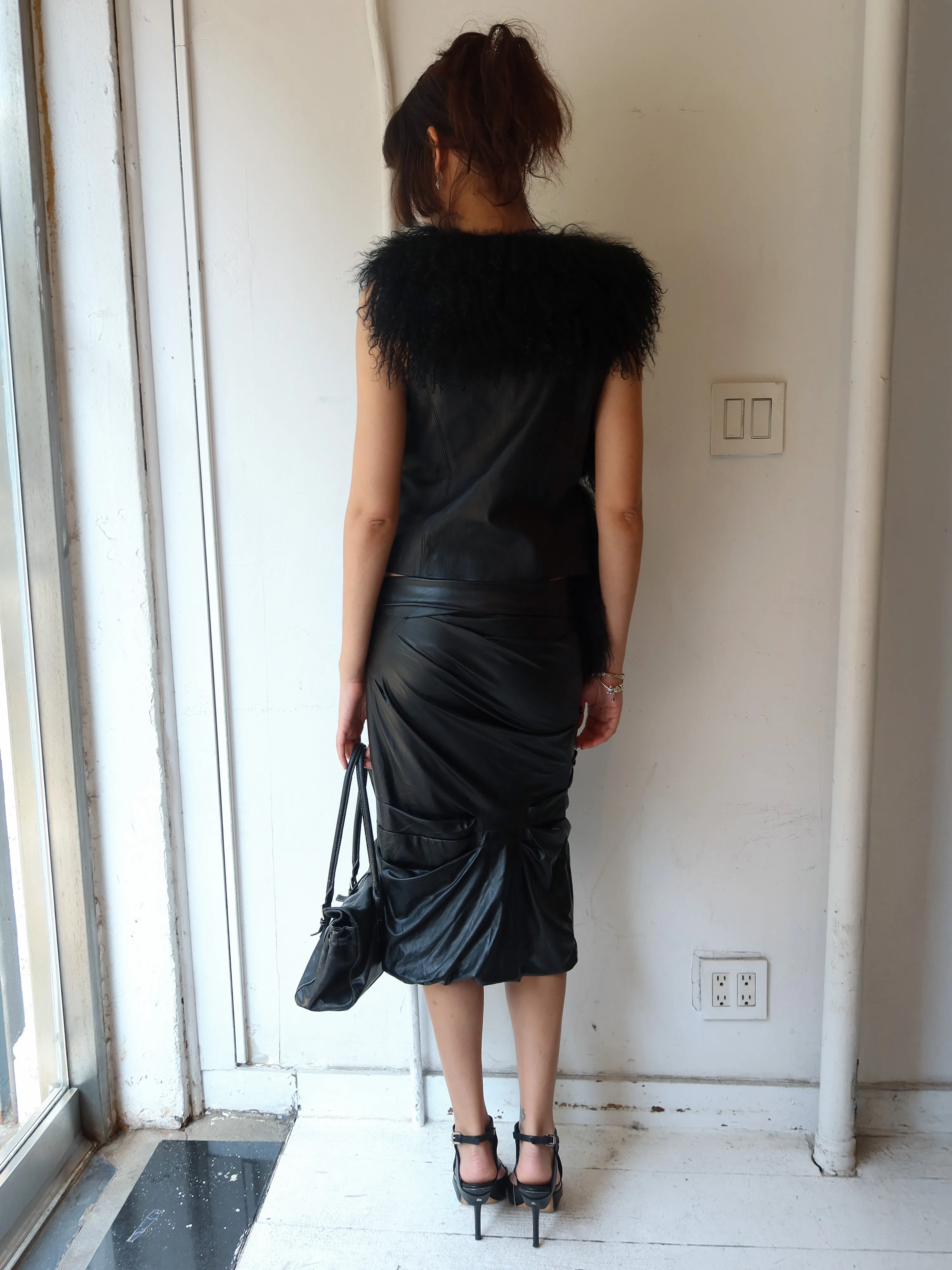 Vintage Shearling Vest sold by Dana Foley NYC product image thumbnail 2