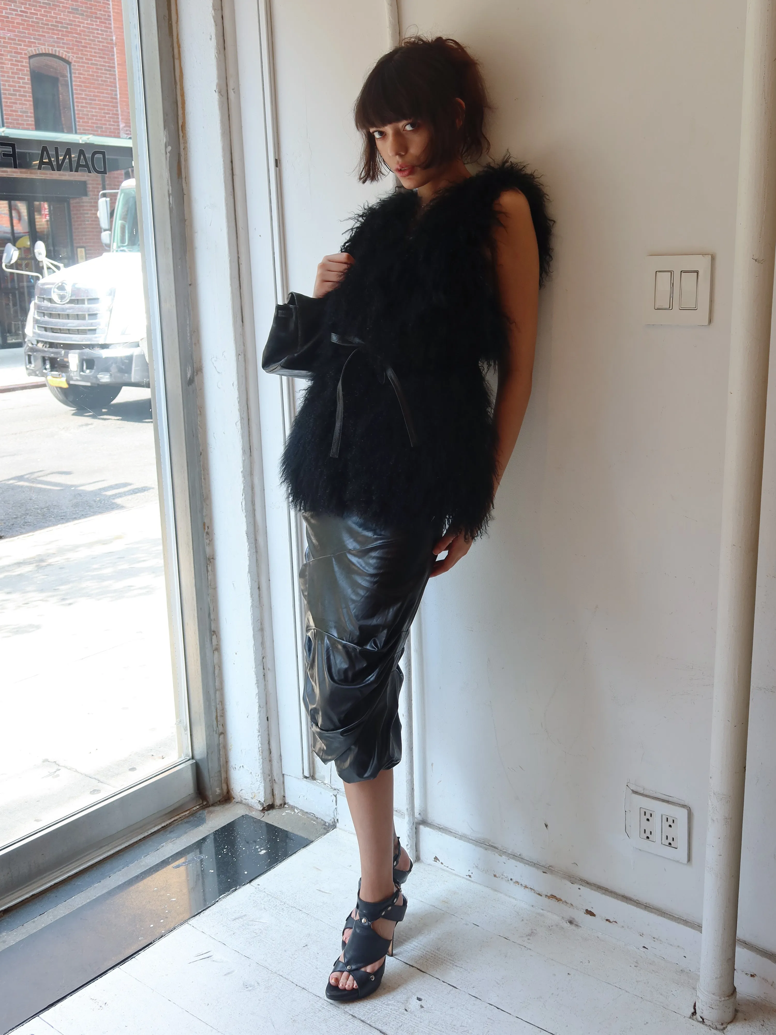 Vintage Shearling Vest sold by Dana Foley NYC