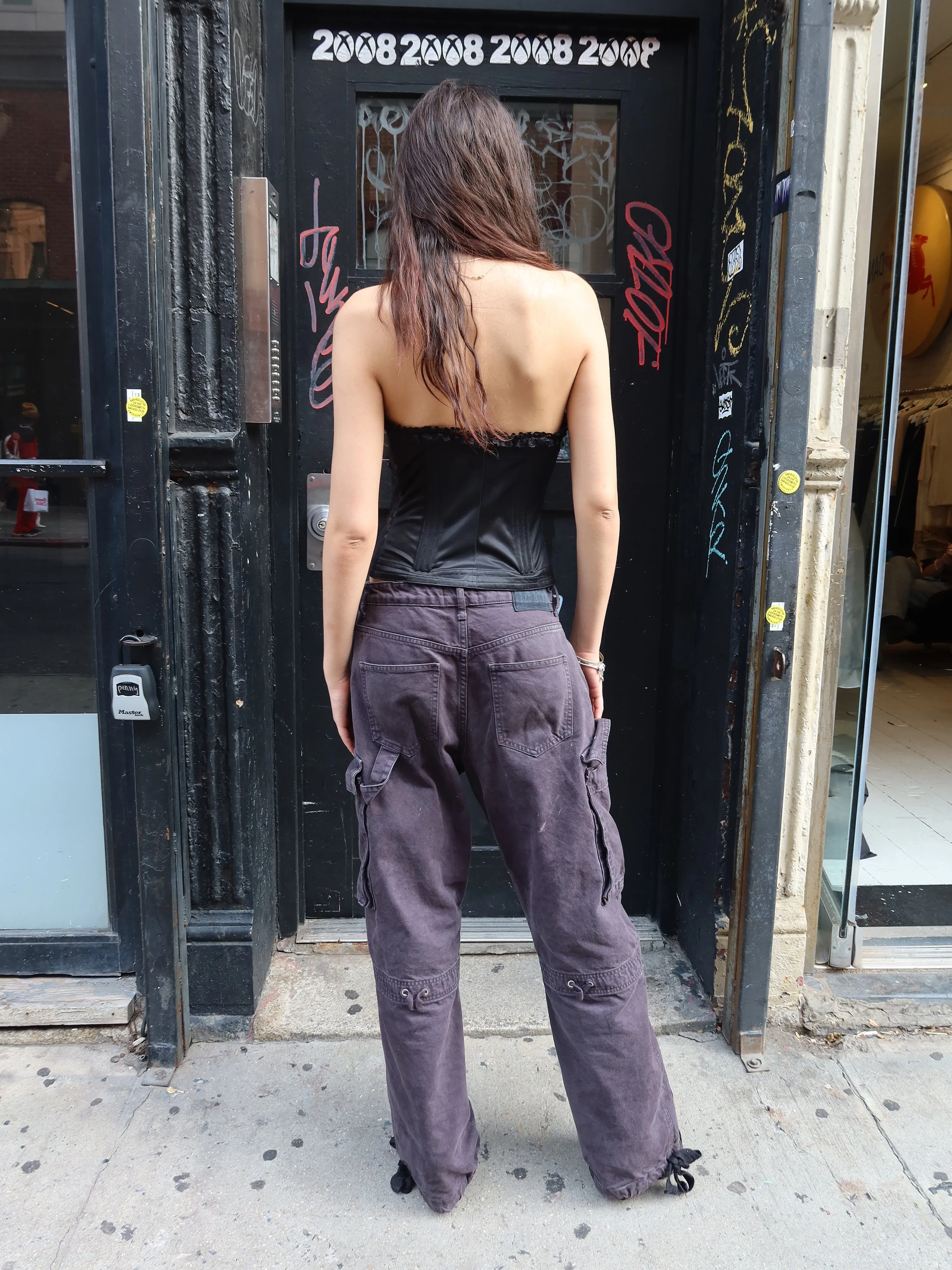 Vintage Lace Corset sold by Dana Foley NYC product image thumbnail 3