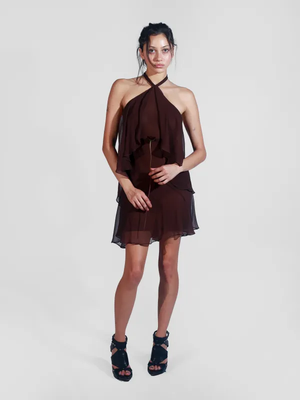 Flutter Mini - Brown sold by Dana Foley NYC
