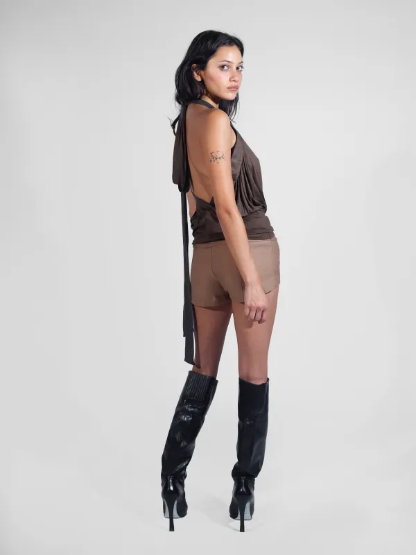 Alyssa Top - Brown sold by Dana Foley NYC