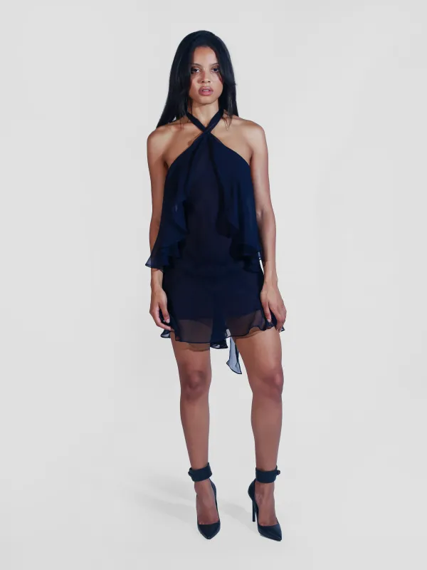 Flutter Mini - Navy sold by Dana Foley NYC