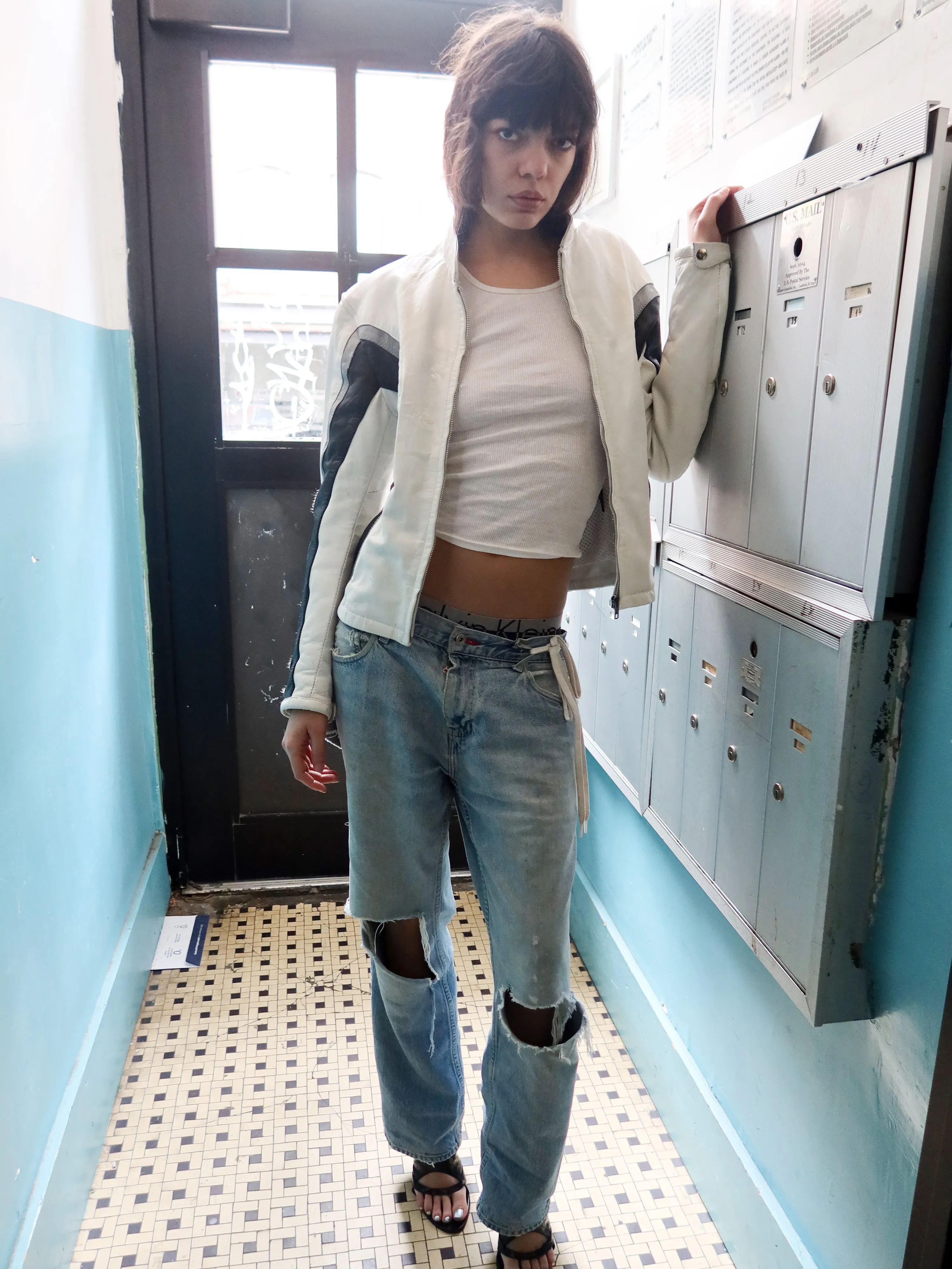 Vintage Racing Moto Jacket sold by Dana Foley NYC product image thumbnail 2