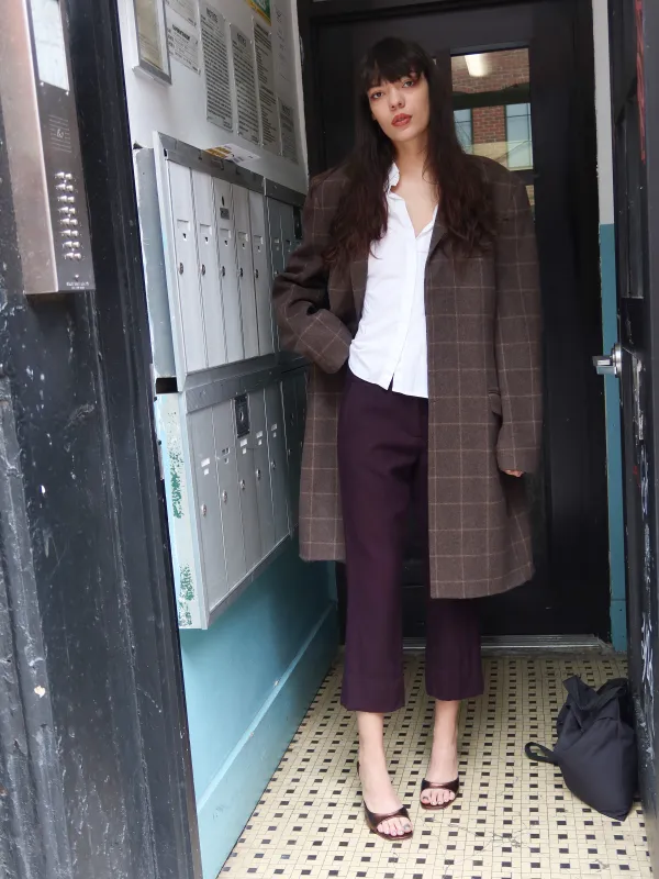 Vintage Brown Wool Coat sold by Dana Foley NYC