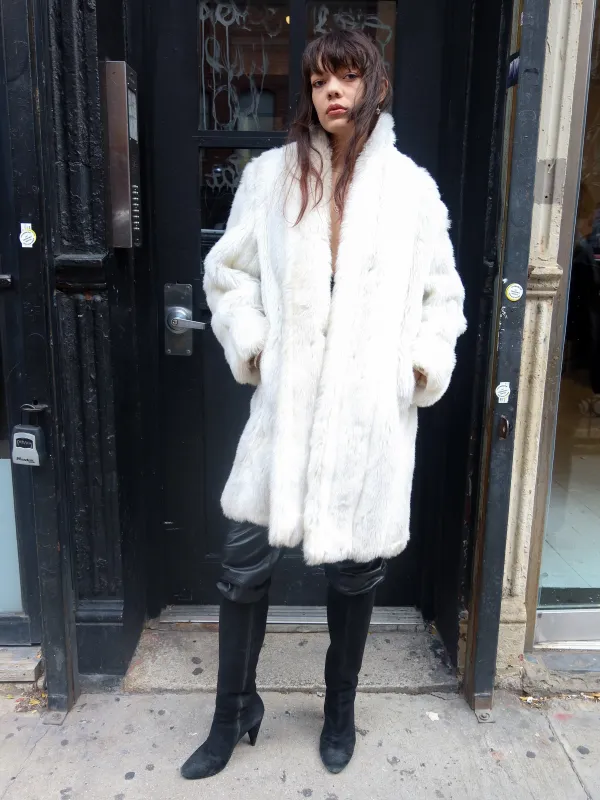 Vintage Faux Fur Coat sold by Dana Foley NYC