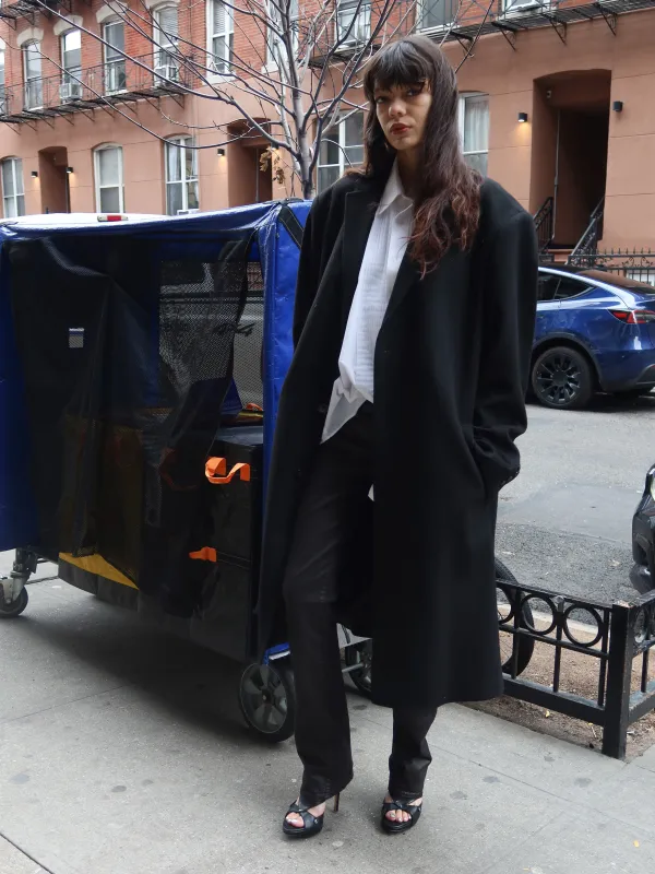 Vintage Oversized Wool Coat sold by Dana Foley NYC