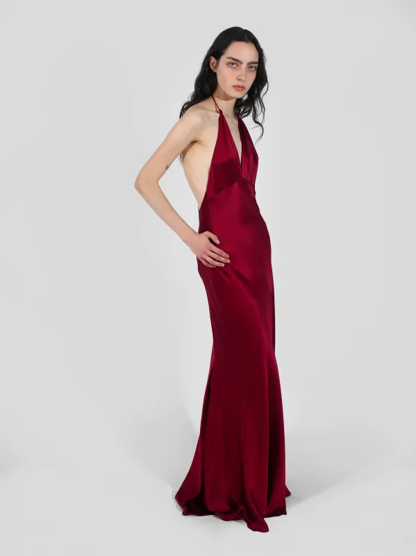 Boulevard Dress - Burgundy sold by Dana Foley NYC