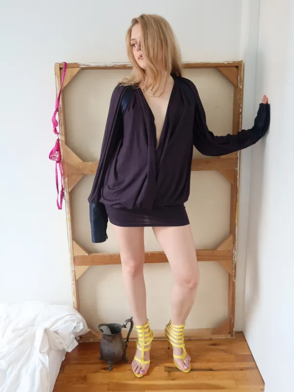 Alyssa Mini Dress - Navy sold by Dana Foley NYC