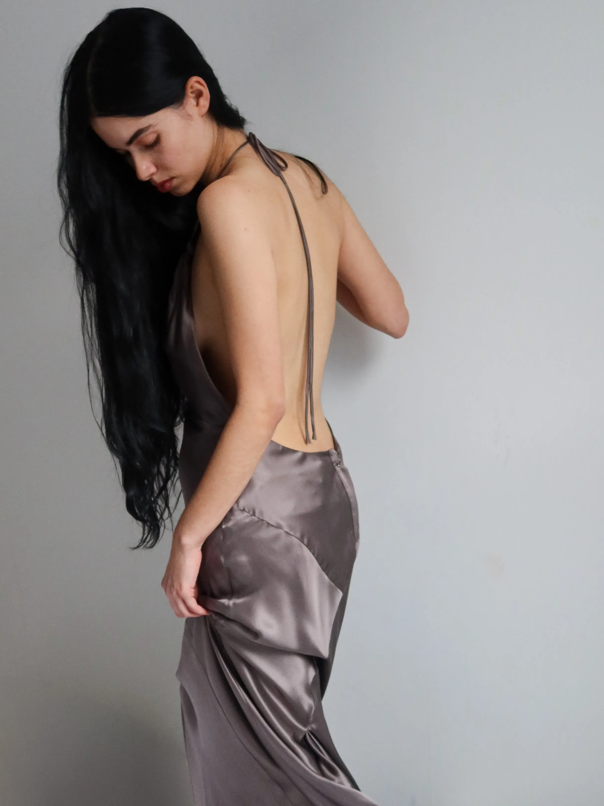 Boulevard Dress - Silver sold by Dana Foley NYC product image thumbnail 3