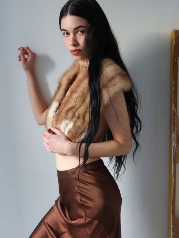 Vintage Lottie K Fur Shawl sold by Dana Foley NYC