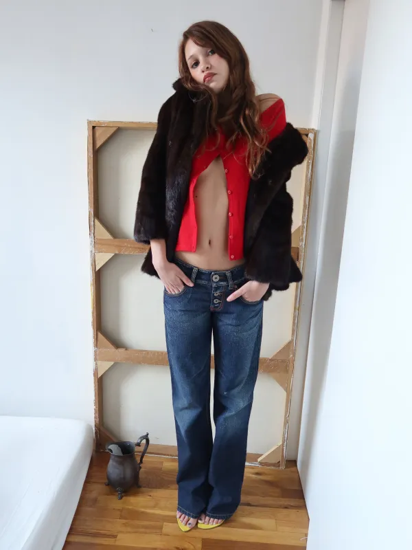 Vintage LMF Mink Fur Coat sold by Dana Foley NYC