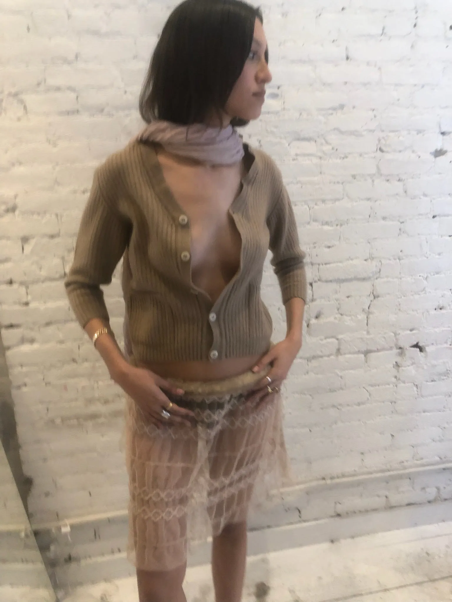 Vintage Knit Cardigan sold by Dana Foley NYC product image thumbnail 4