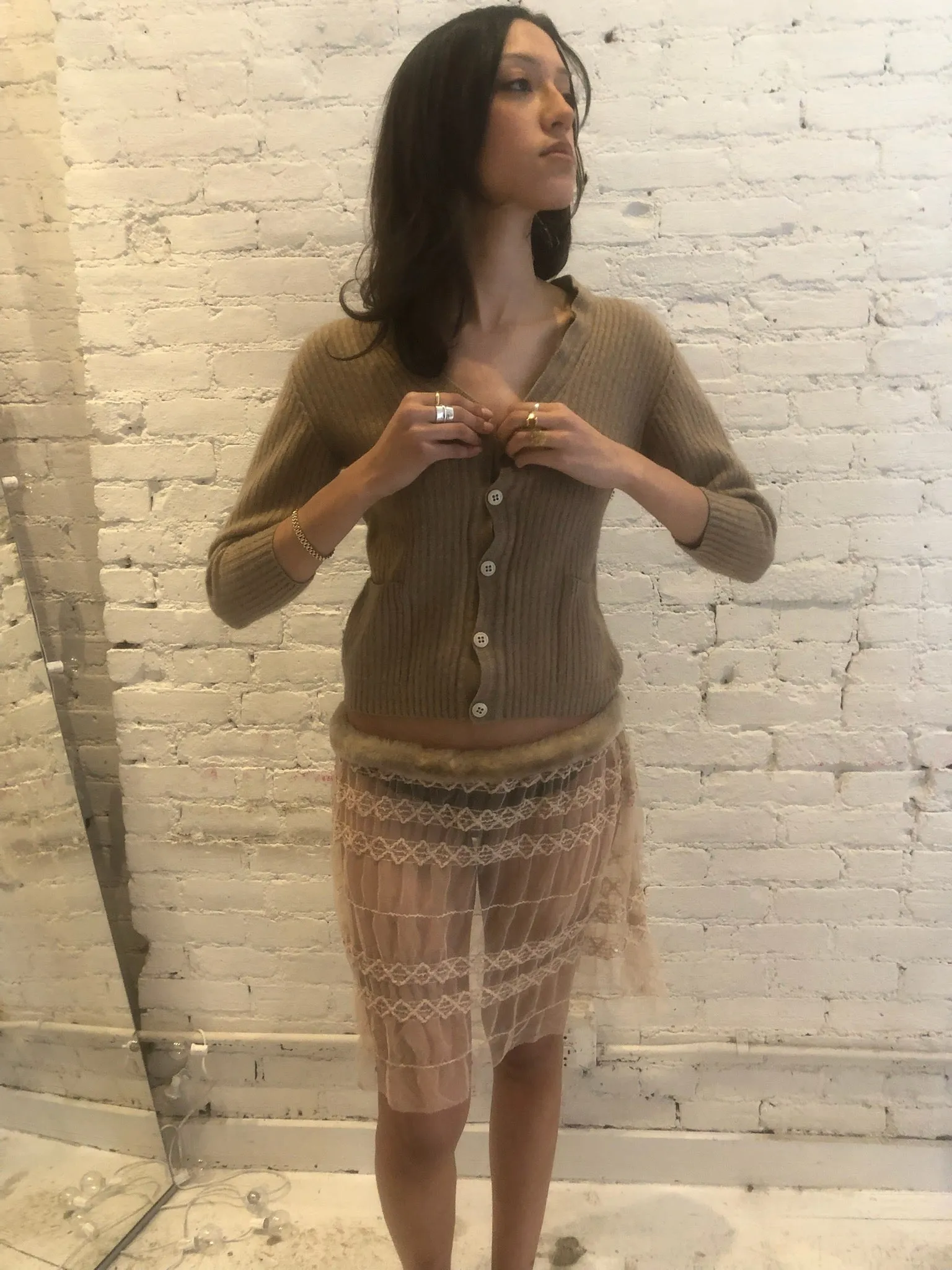 Vintage Knit Cardigan sold by Dana Foley NYC