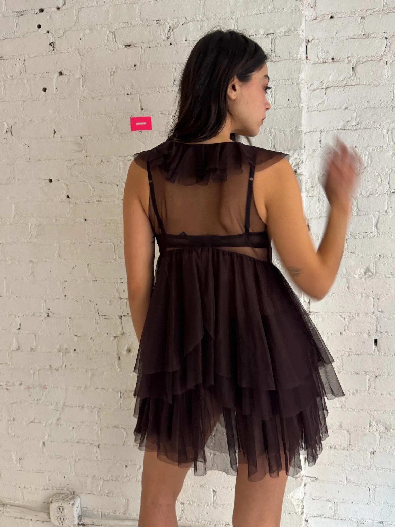 Vintage Belgian Tulle Top sold by Dana Foley NYC product image thumbnail 3