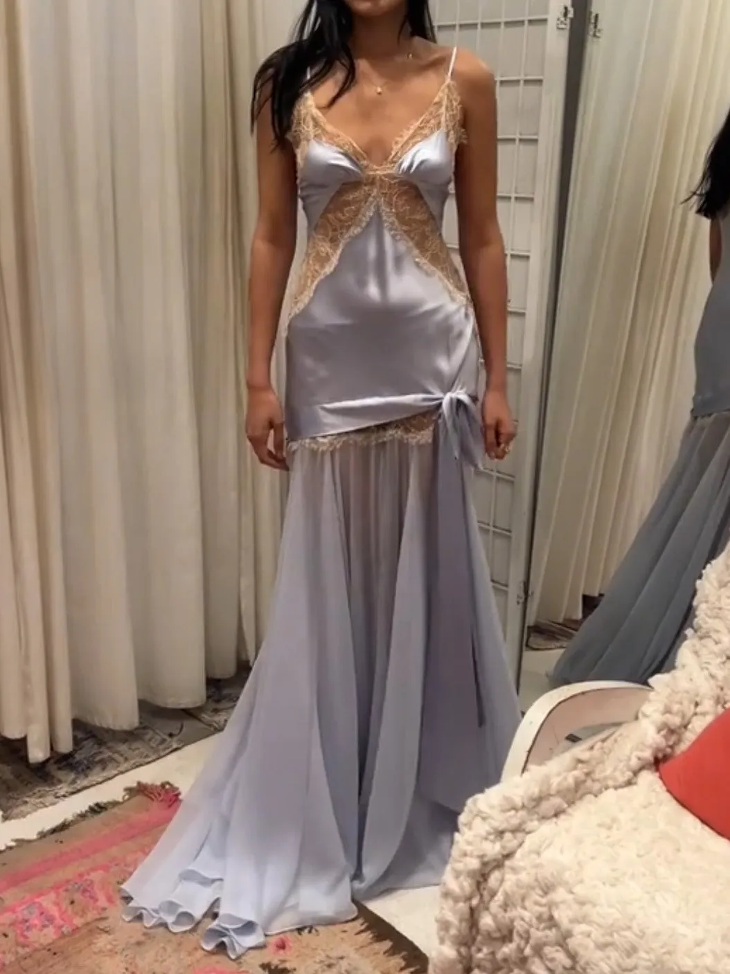 Paris Dress - Baby Blue sold by Dana Foley NYC