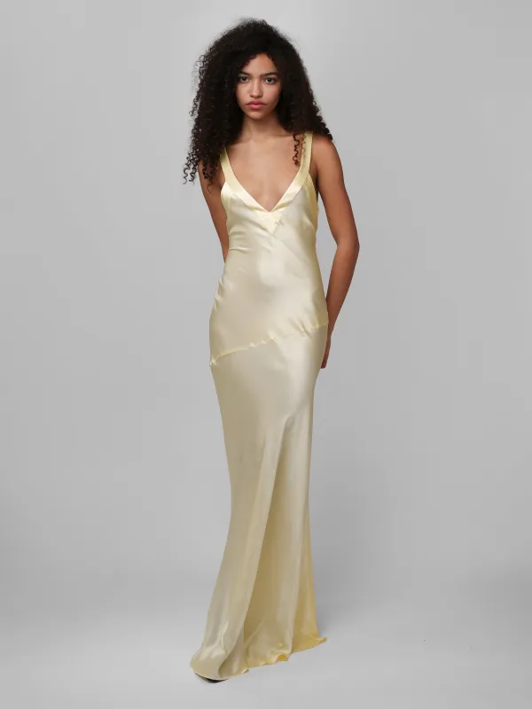 Devon Gown - Yellow made by Dana Foley NYC